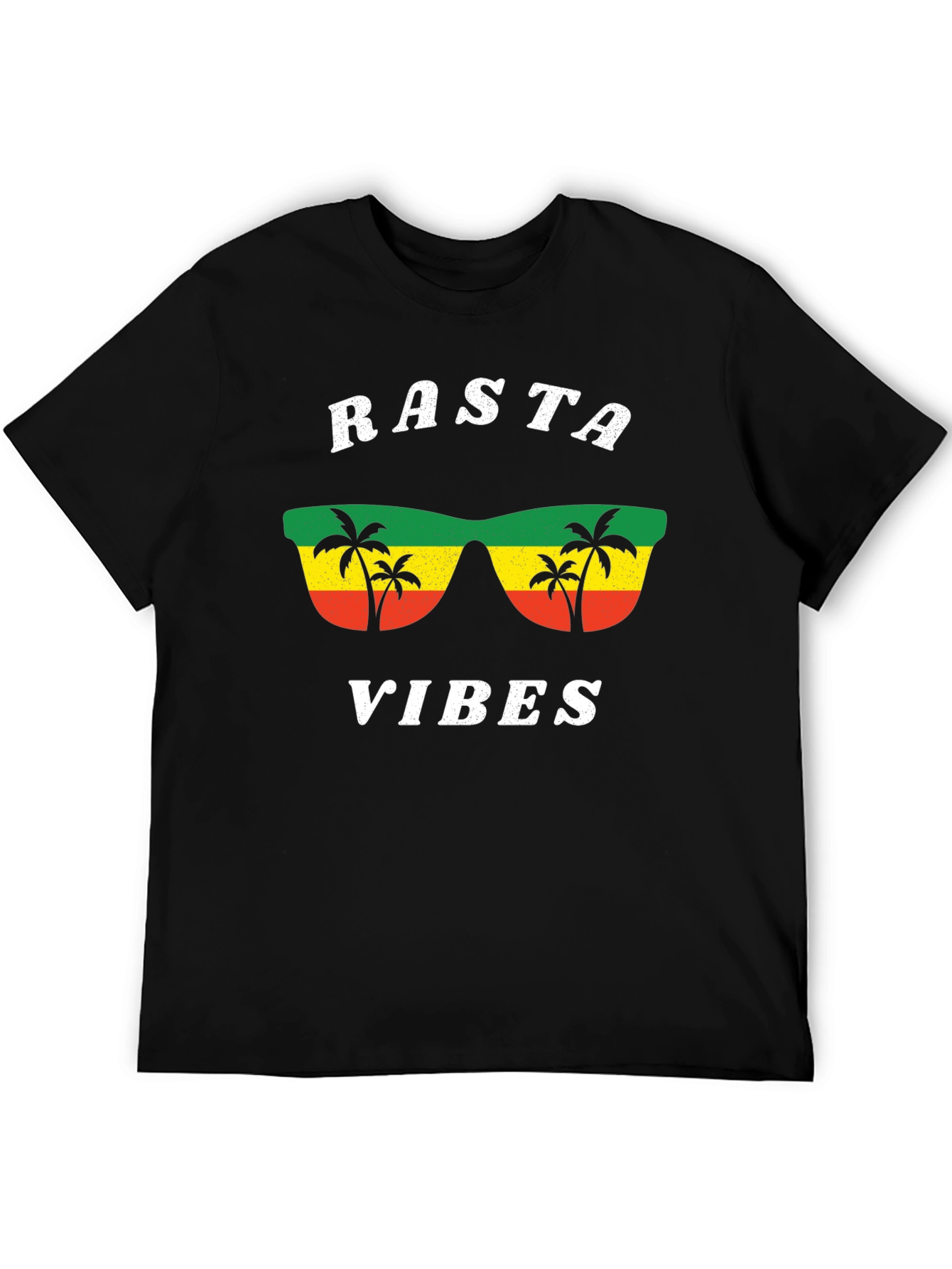 Rasta Vibes Graphic Tee - Cool Jamaican Style