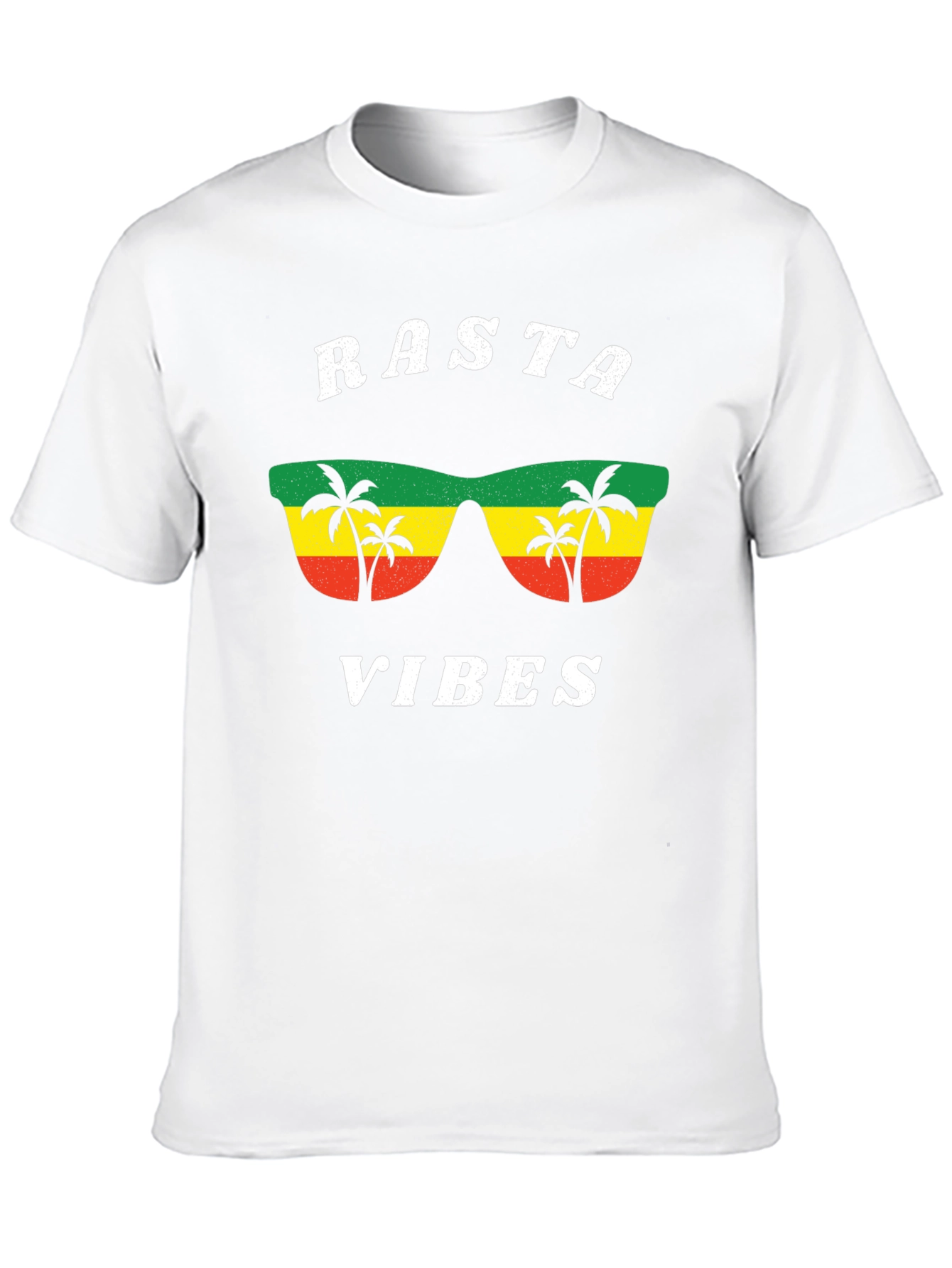 Rasta Vibes Graphic Tee - Cool Jamaican Style