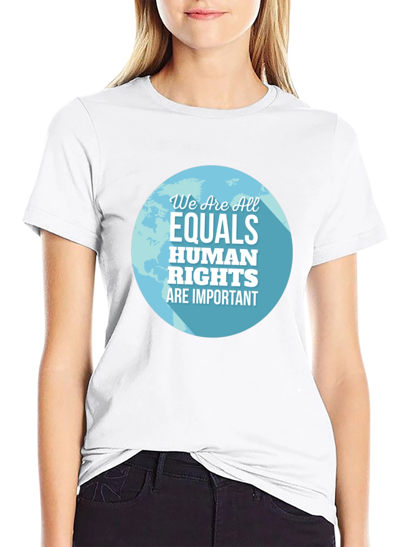 Equality Human Rights Graphic Tee - Black