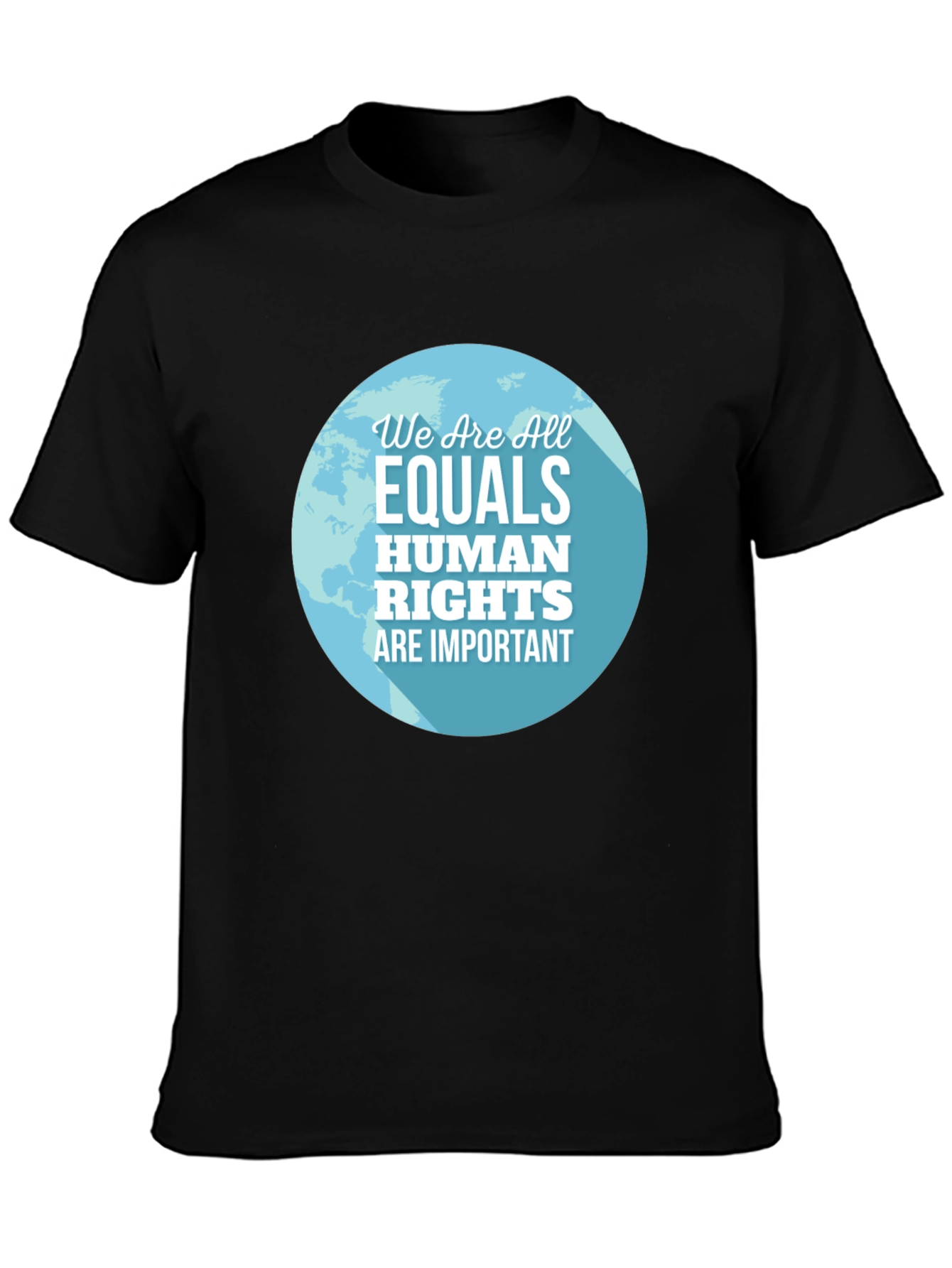 Equality Human Rights Graphic Tee - Black