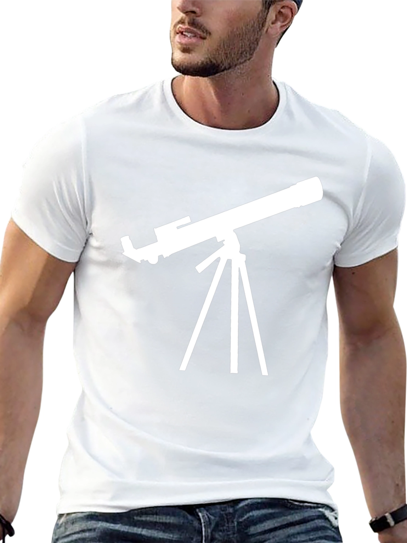 Telescope Graphic Tee - Stargazer T-Shirt