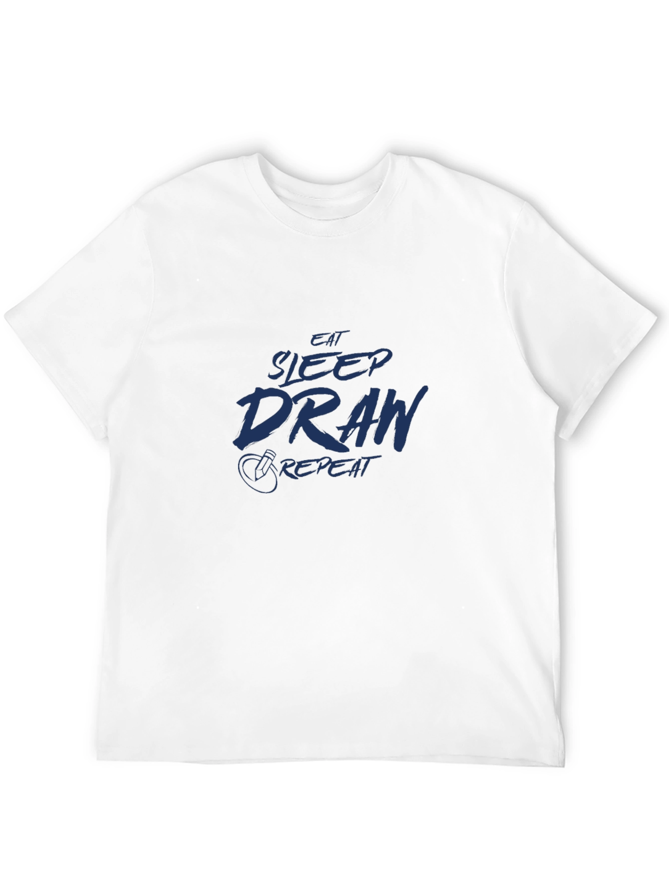 Eat Sleep Draw Repeat Graphic Tee