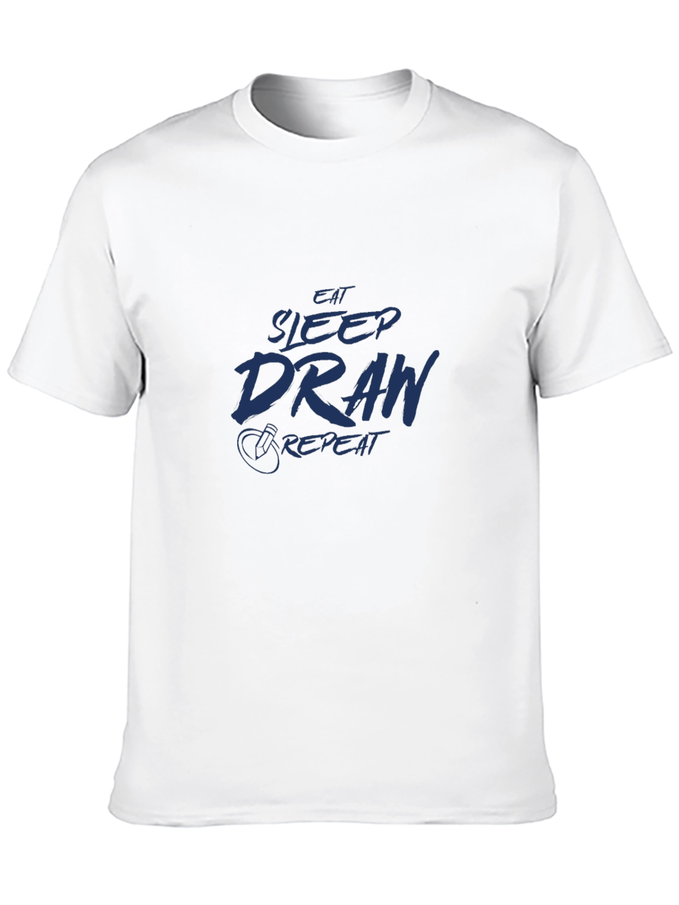 Eat Sleep Draw Repeat Graphic Tee