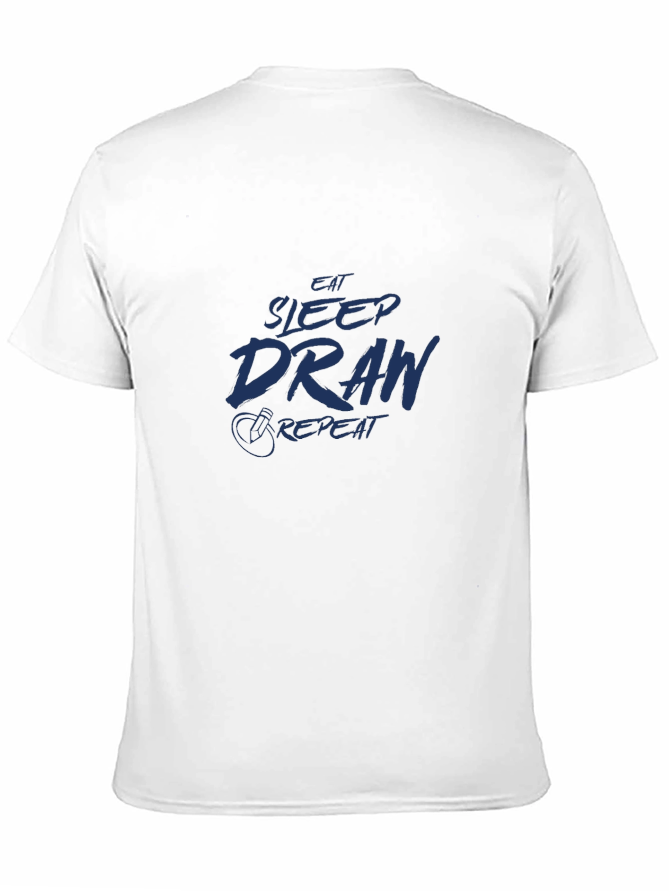 Eat Sleep Draw Repeat Graphic Tee