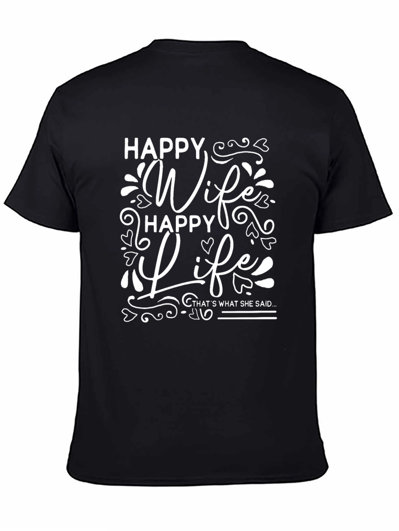 Happy Wife Happy Life Graphic Tee