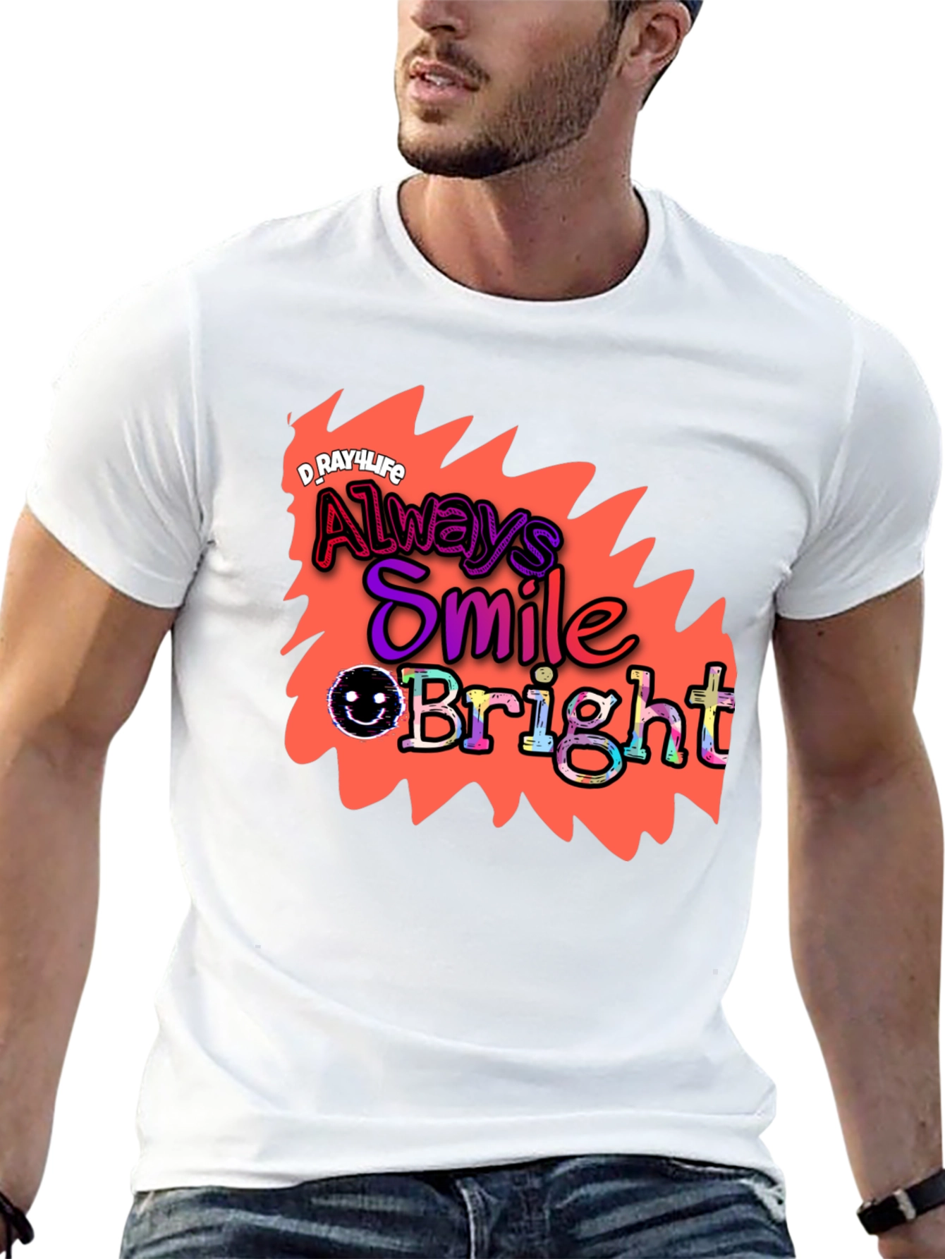 Always Smile Bright Graphic Tee
