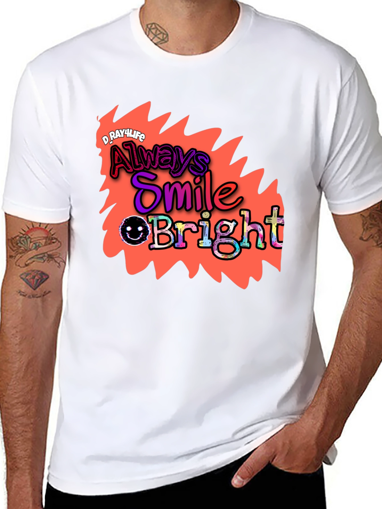 Always Smile Bright Graphic Tee