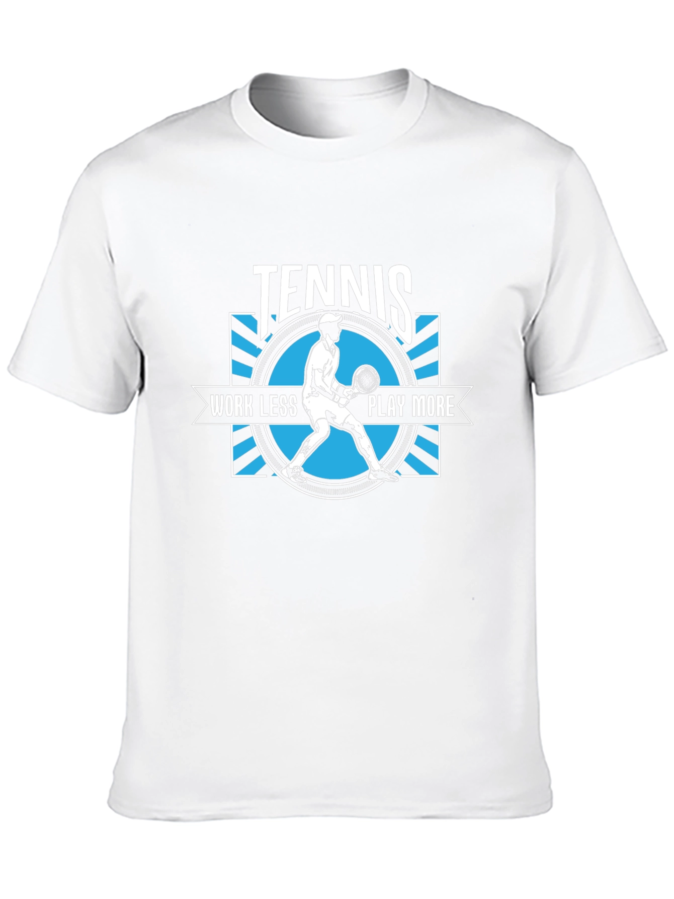 Tennis Work Less Play More Graphic T-Shirt