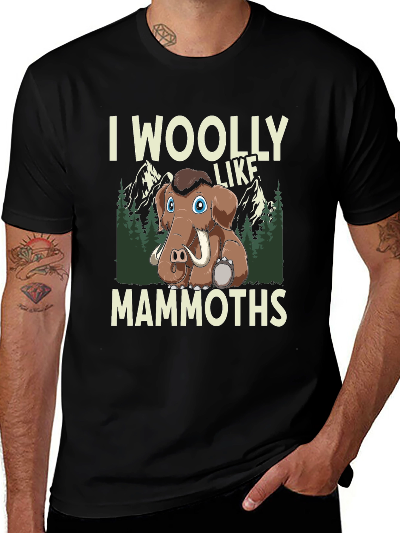 I Woolly Like Mammoths Graphic Tee