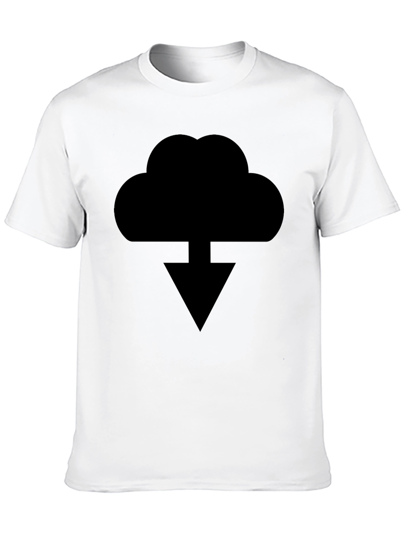 Cloud Download Graphic T-Shirt - Soft Cotton Blend
