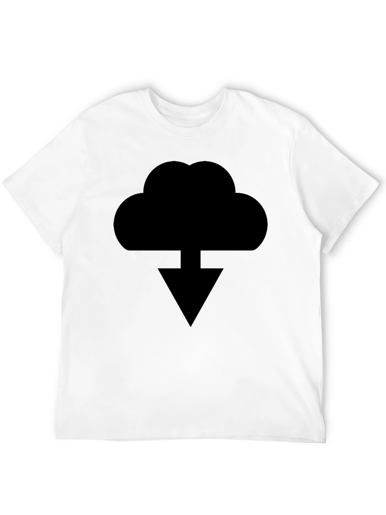 Cloud Download Graphic T-Shirt - Soft Cotton Blend