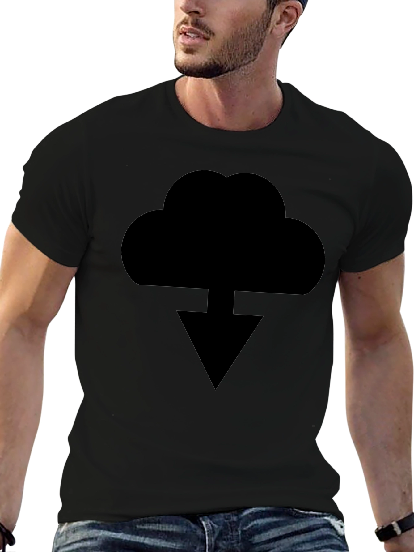 Cloud Download Graphic T-Shirt - Soft Cotton Blend