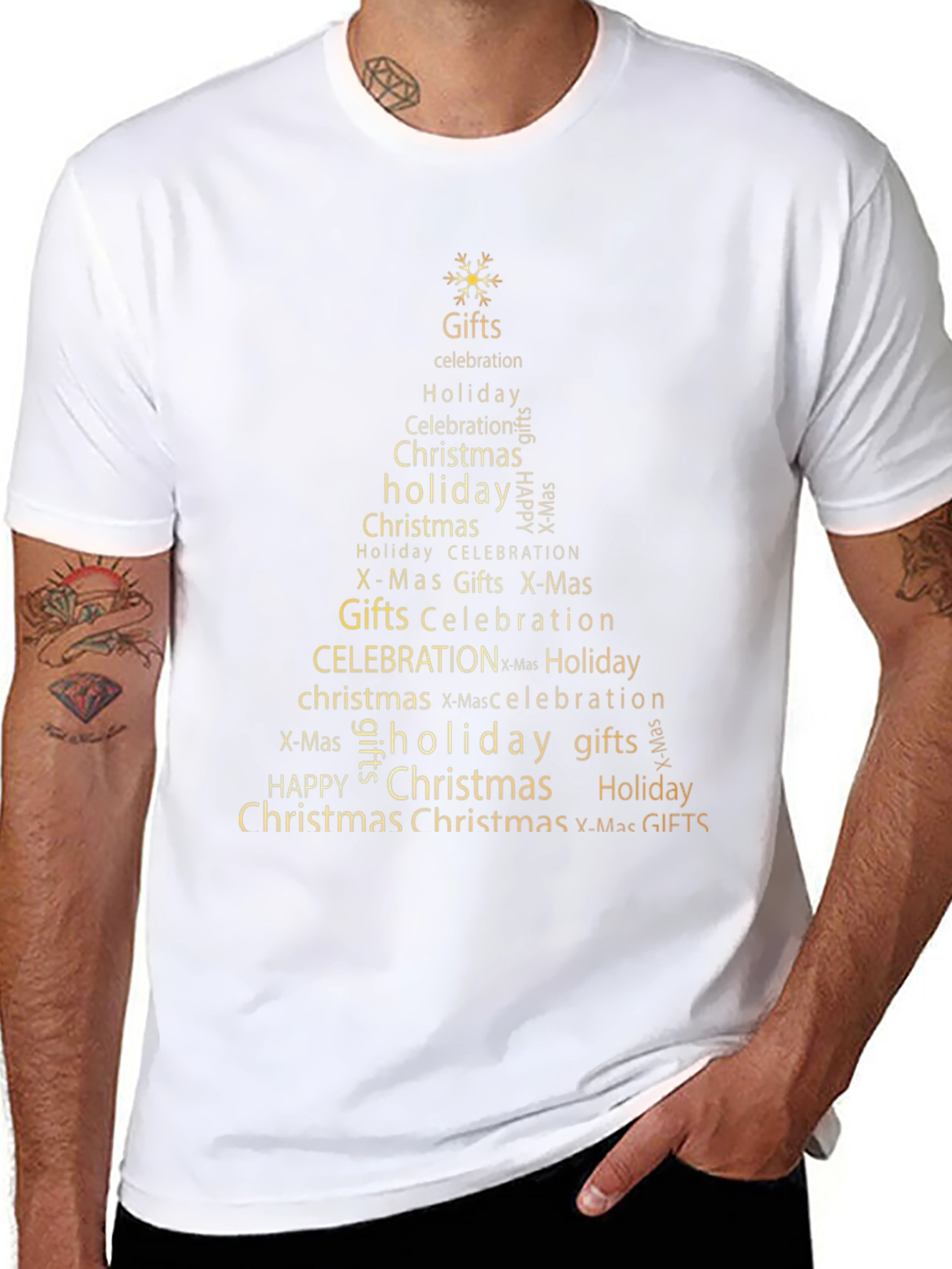 Christmas Word Art T-Shirt