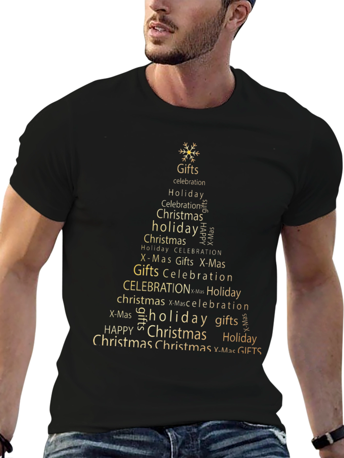 Christmas Word Art T-Shirt