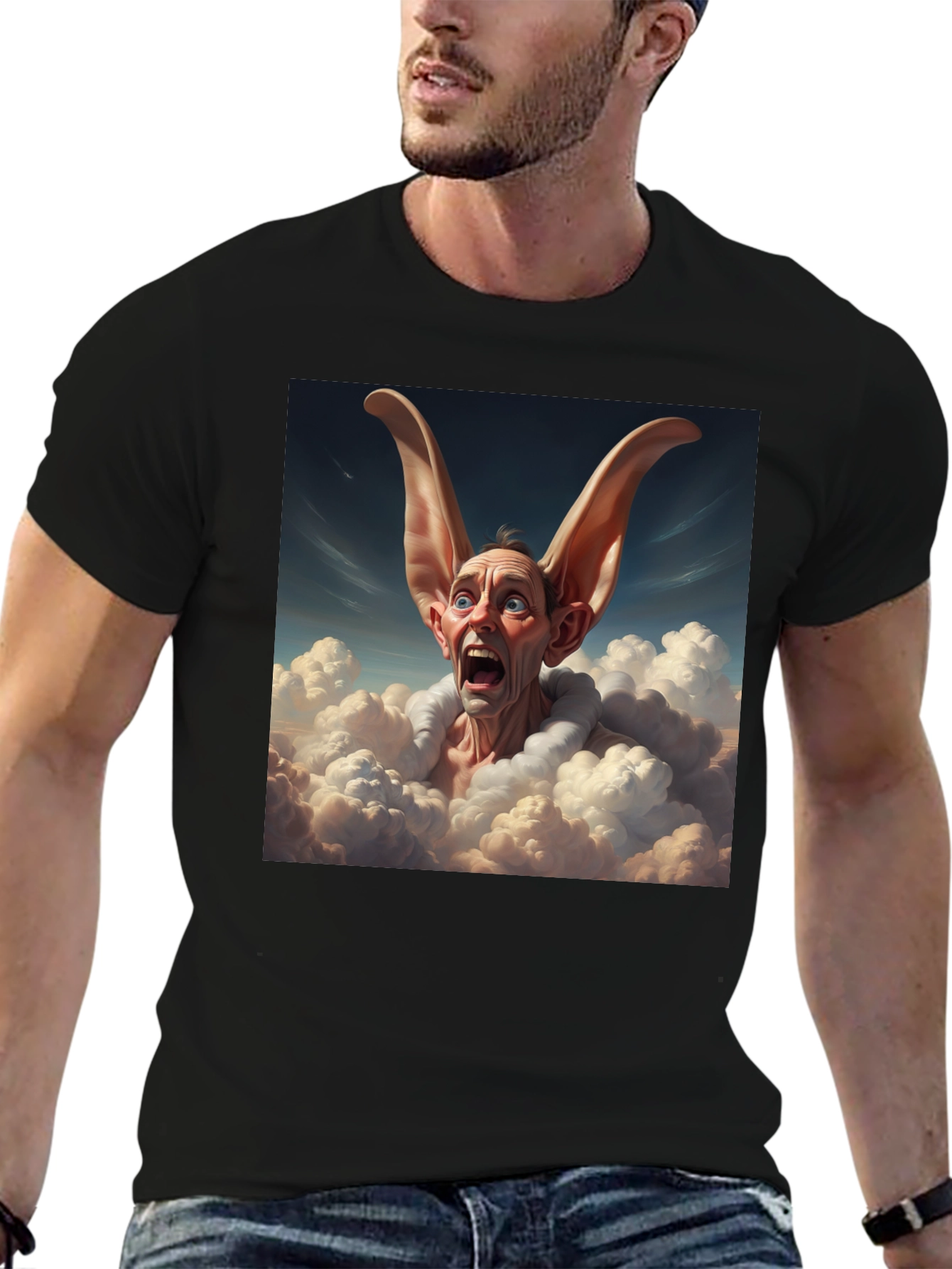 Surreal Cloudscape Creature T-Shirt