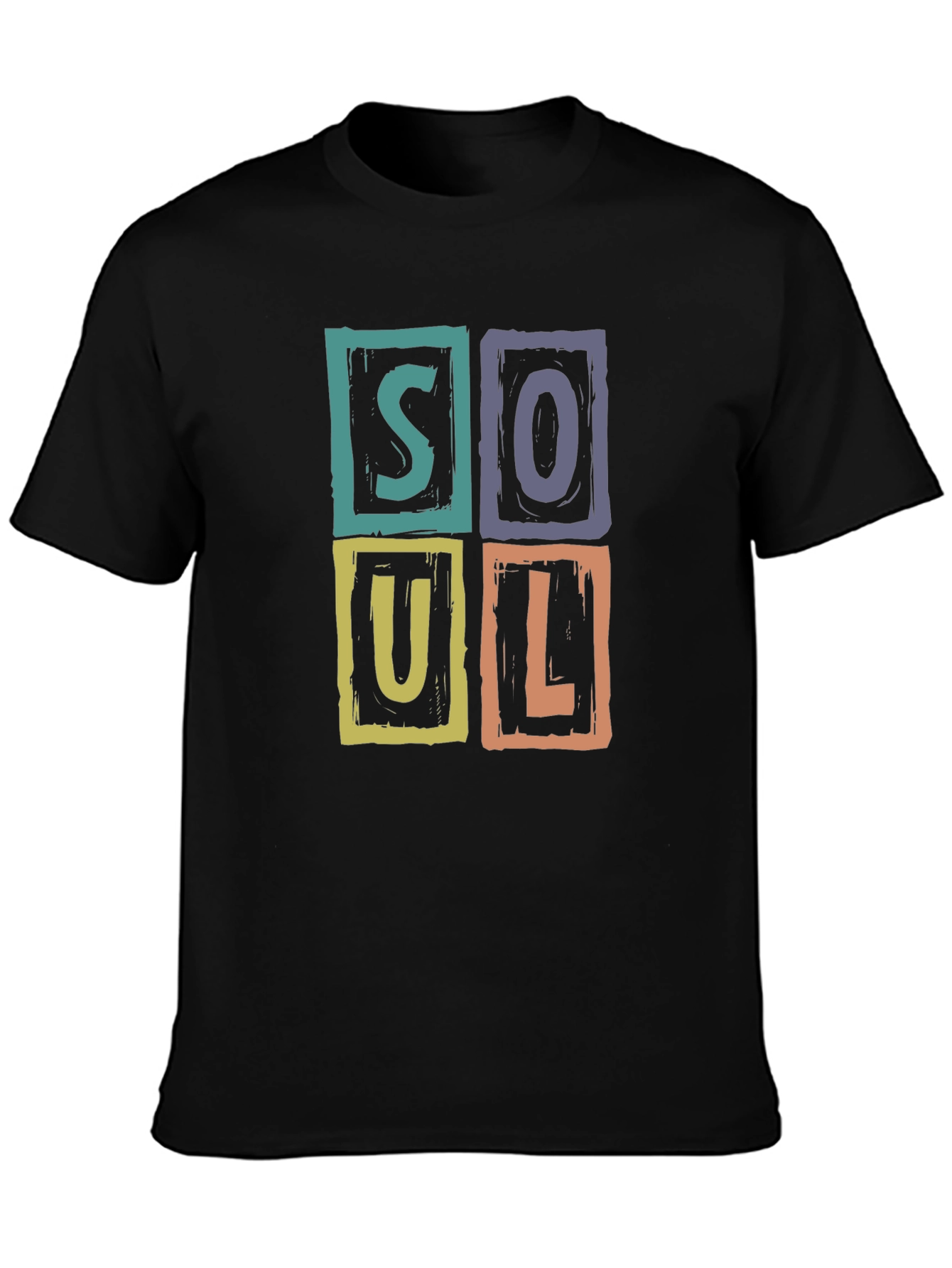 Soul Graphic Print Crew Neck T-Shirt