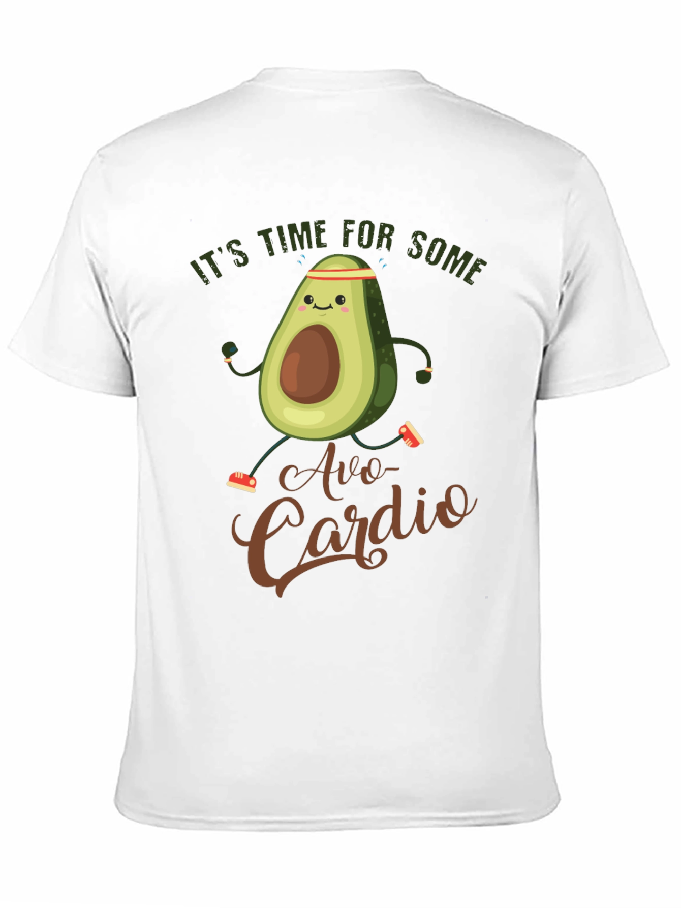 Avo-Cardio Funny Avocado Workout T-Shirt