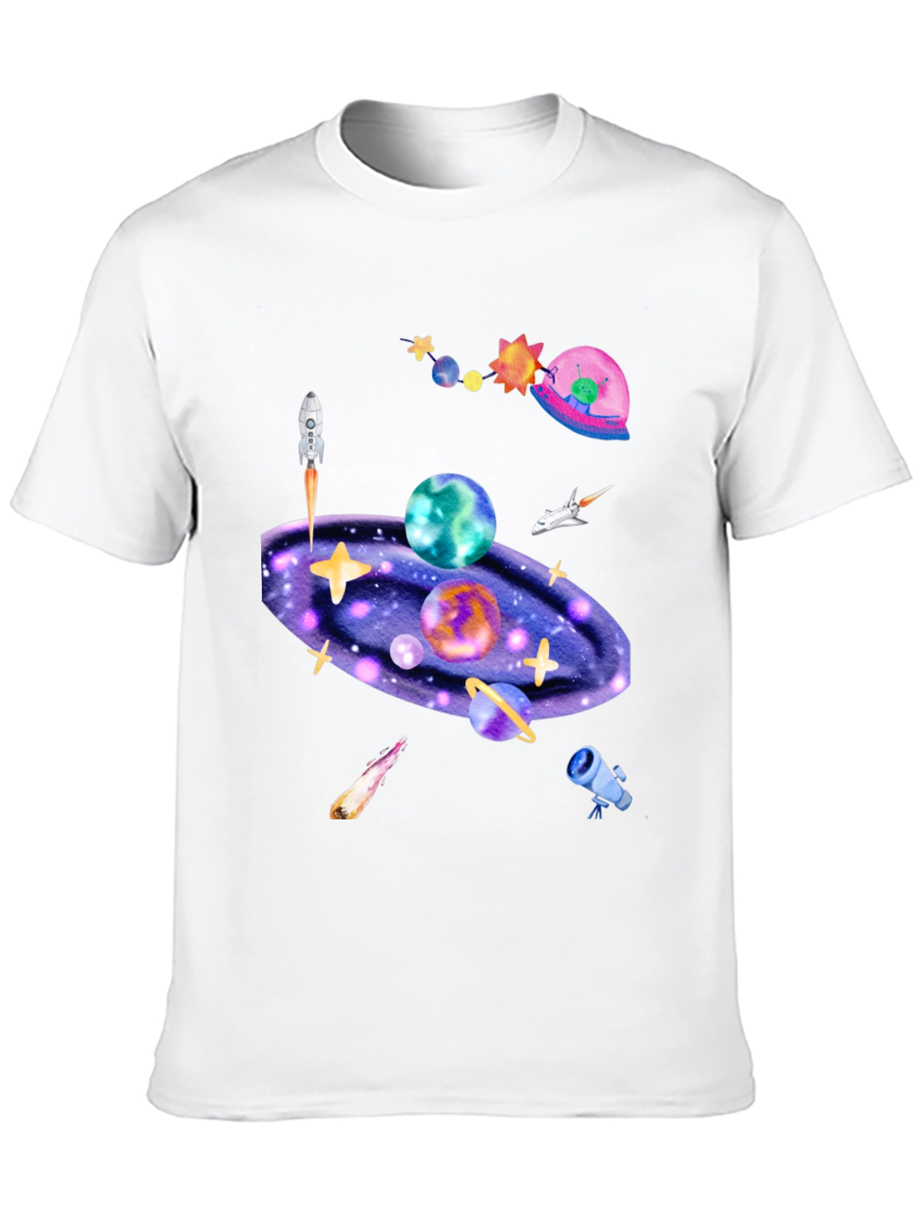Cosmic Galaxy Graphic T-Shirt - Explore the Universe!