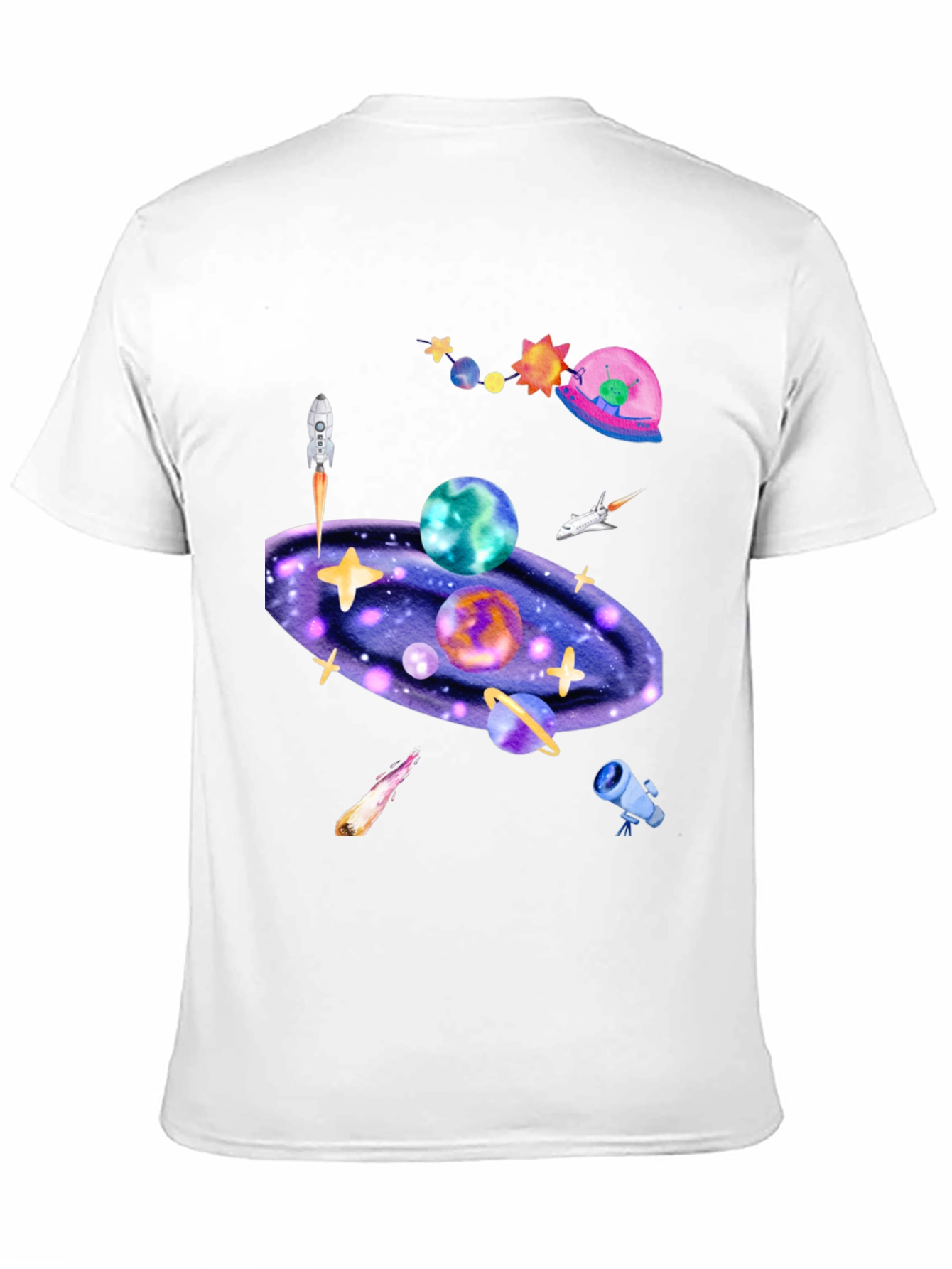 Cosmic Galaxy Graphic T-Shirt - Explore the Universe!