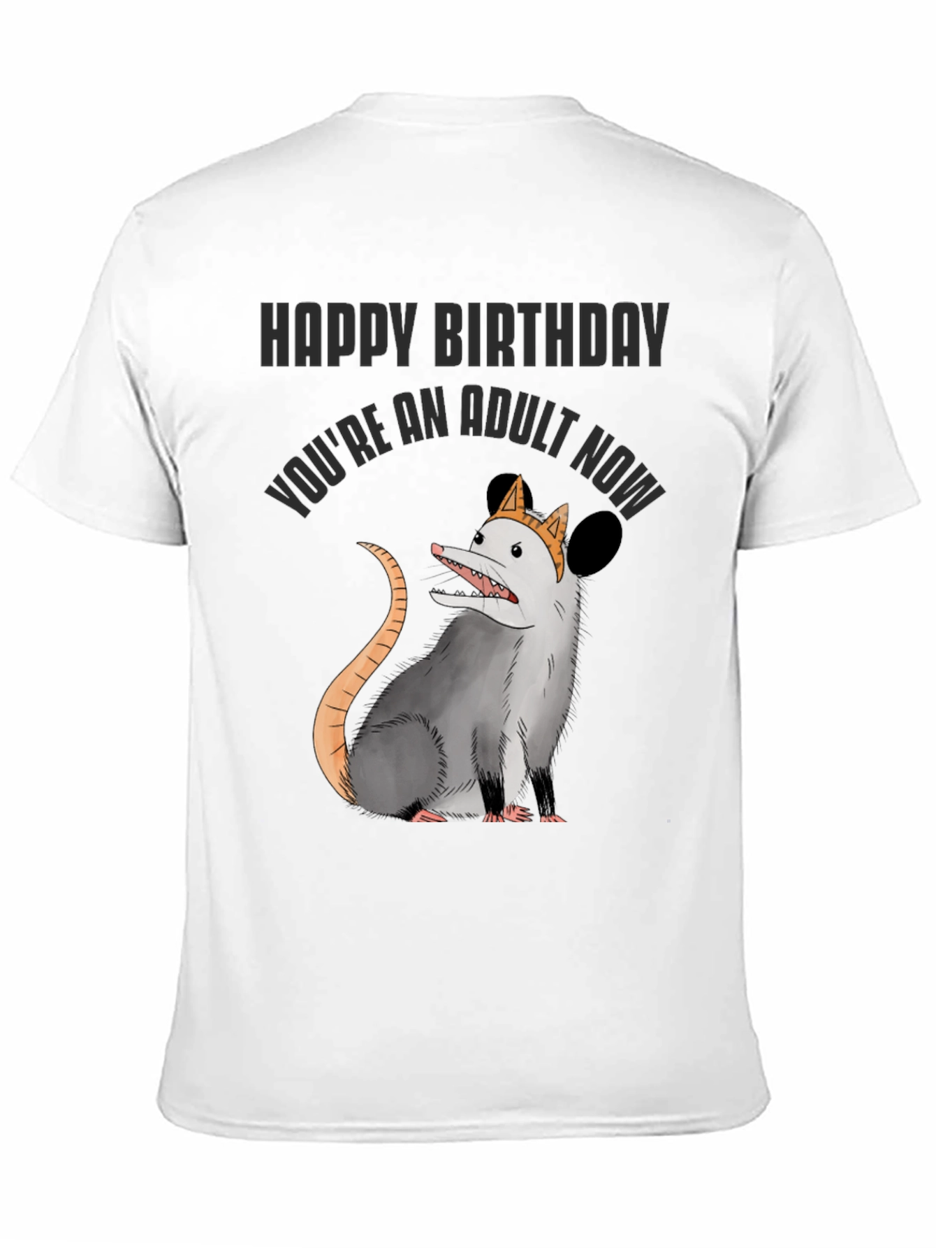 Funny Adult Birthday Opossum T-Shirt
