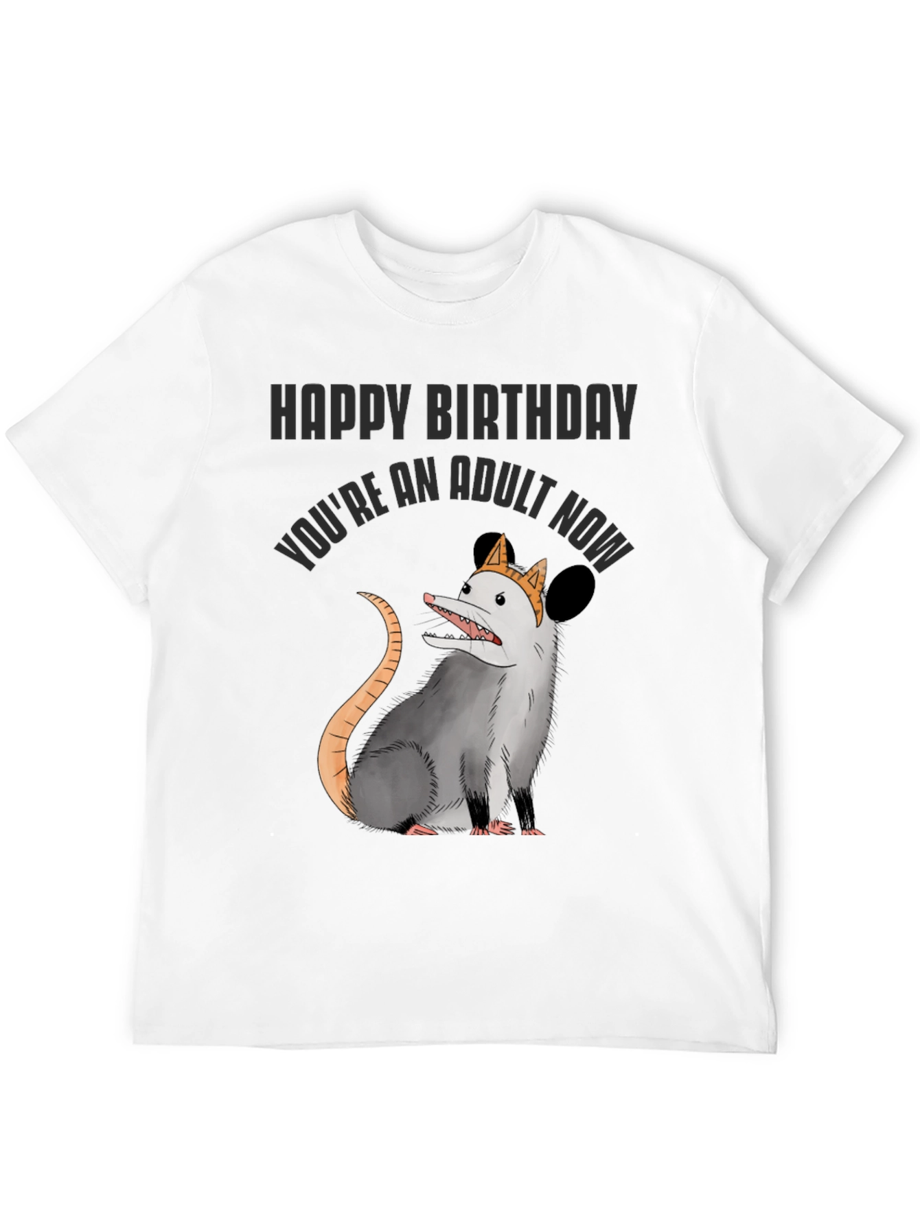 Funny Adult Birthday Opossum T-Shirt