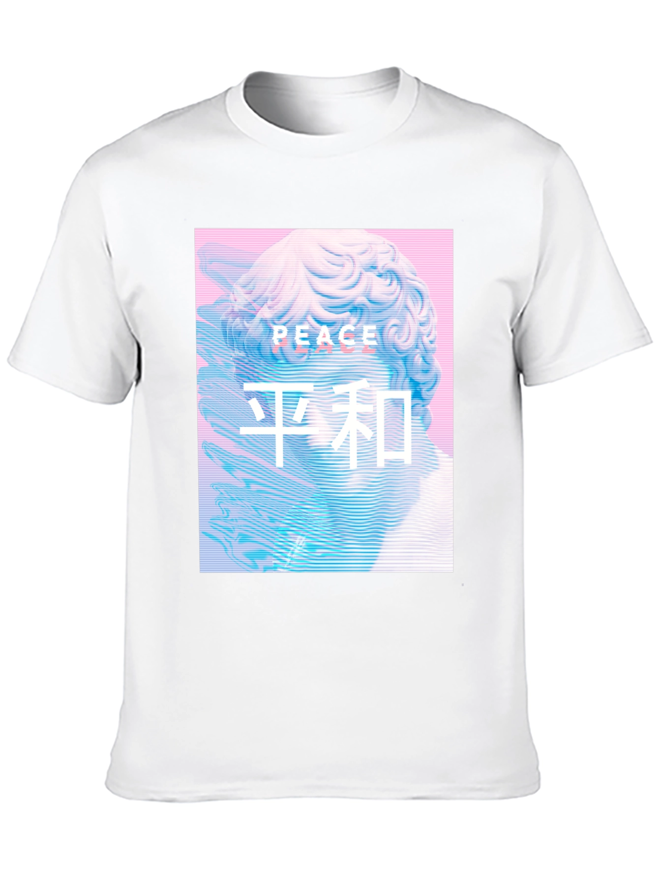 Peace Graphic Tee - Vaporwave Aesthetic T-Shirt