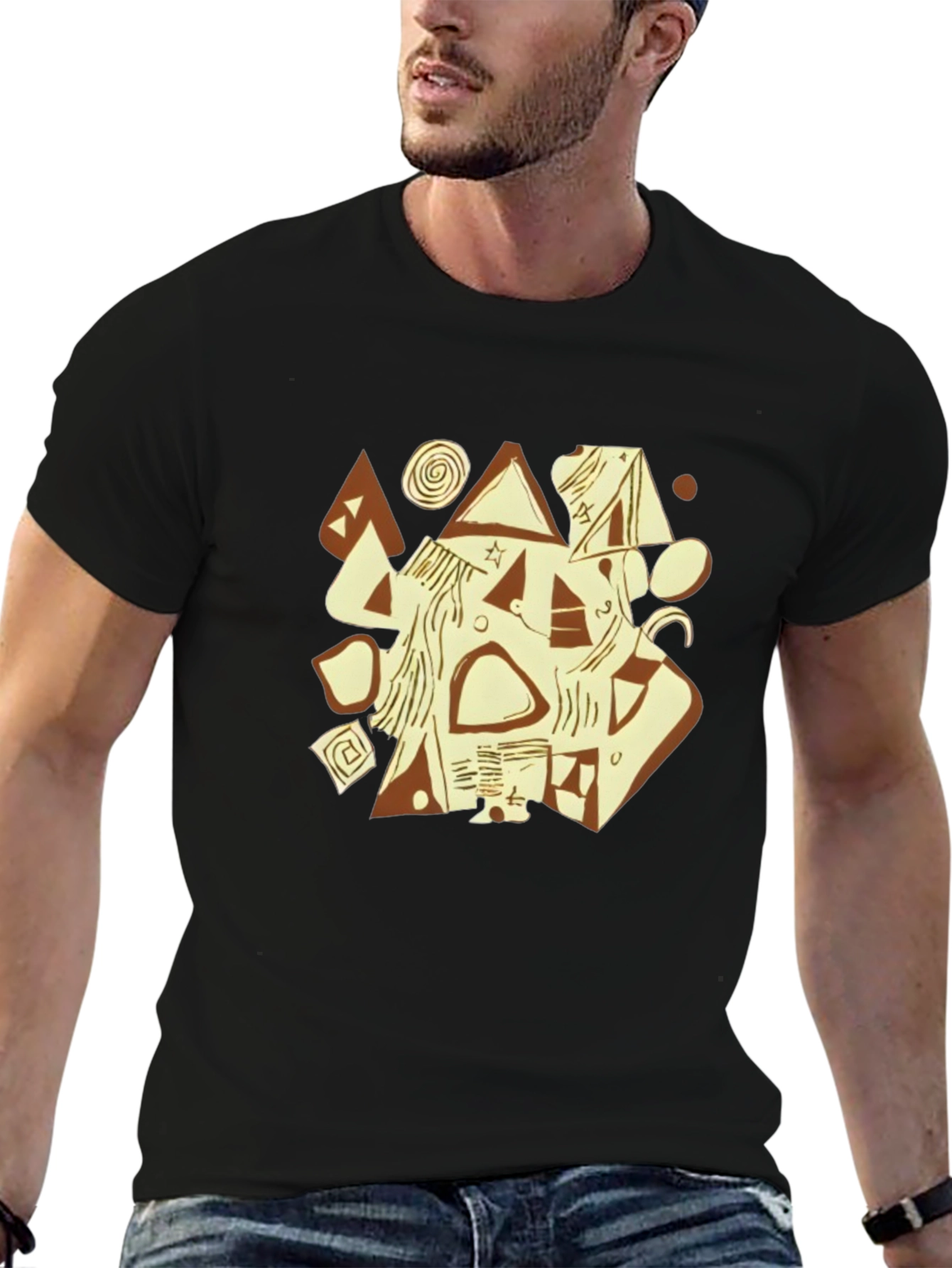 Abstract Graphic Tee - Unique Design