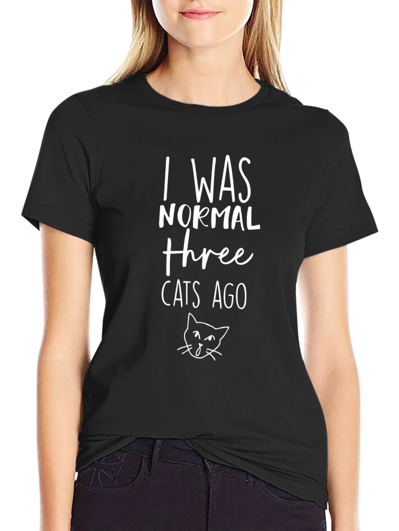 Funny Three Cats Ago Graphic Tee
