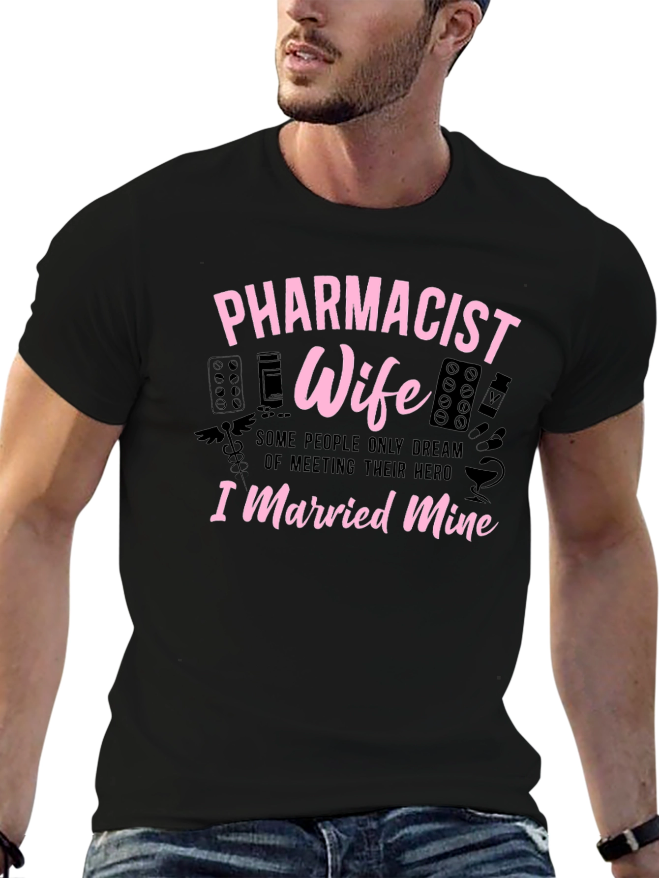 Pharmacist Wife Graphic T-Shirt