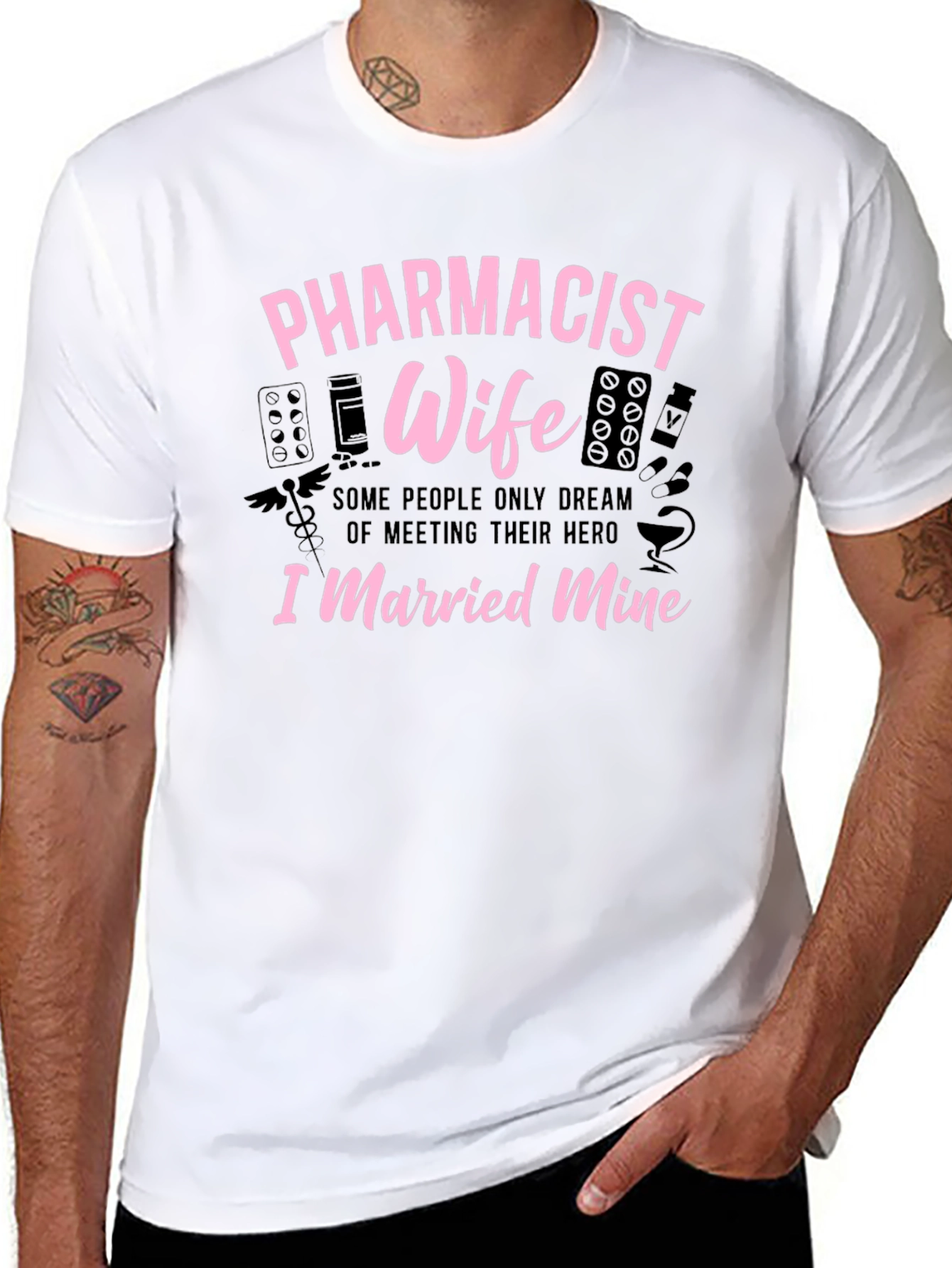 Pharmacist Wife Graphic T-Shirt