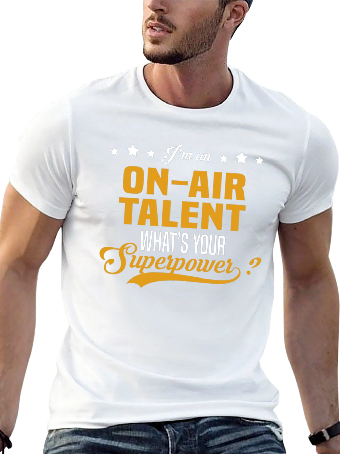 On-Air Talent Superpower Graphic Tee
