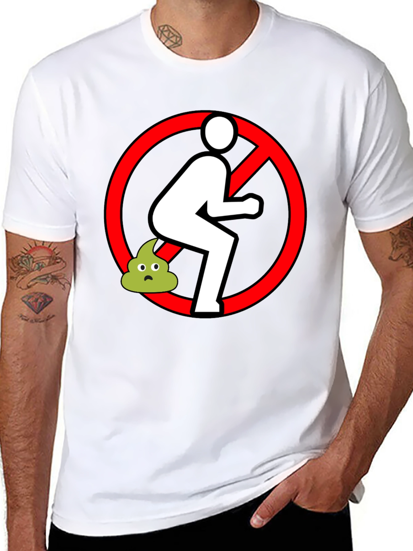 Funny No Pooping T-Shirt