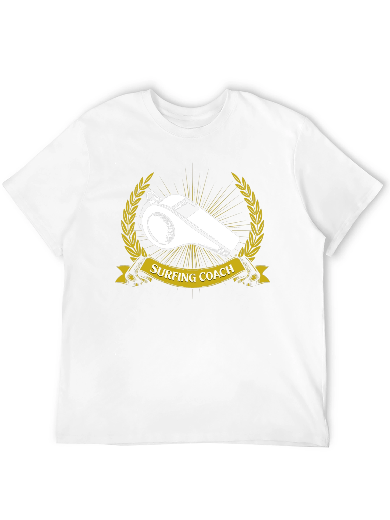 Surfing Coach T-Shirt - Whistle Design