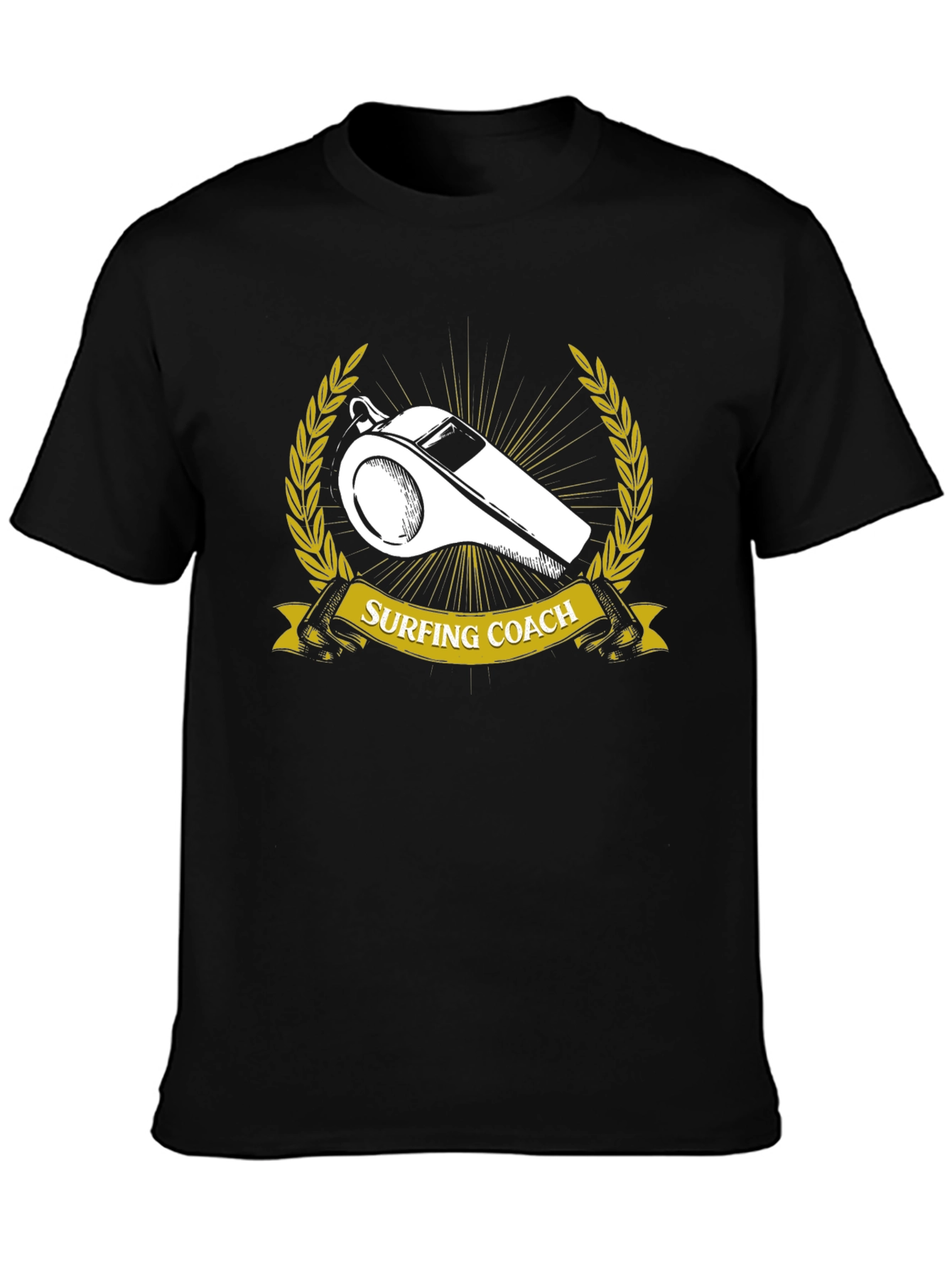Surfing Coach T-Shirt - Whistle Design