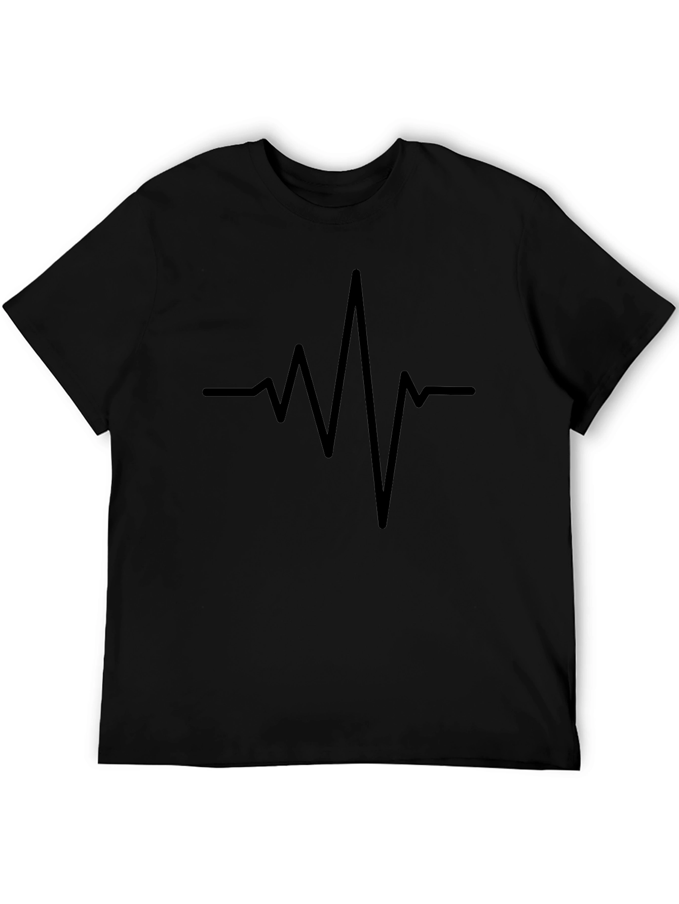 Heartbeat Graphic T-Shirt - Stylish Minimalist Design