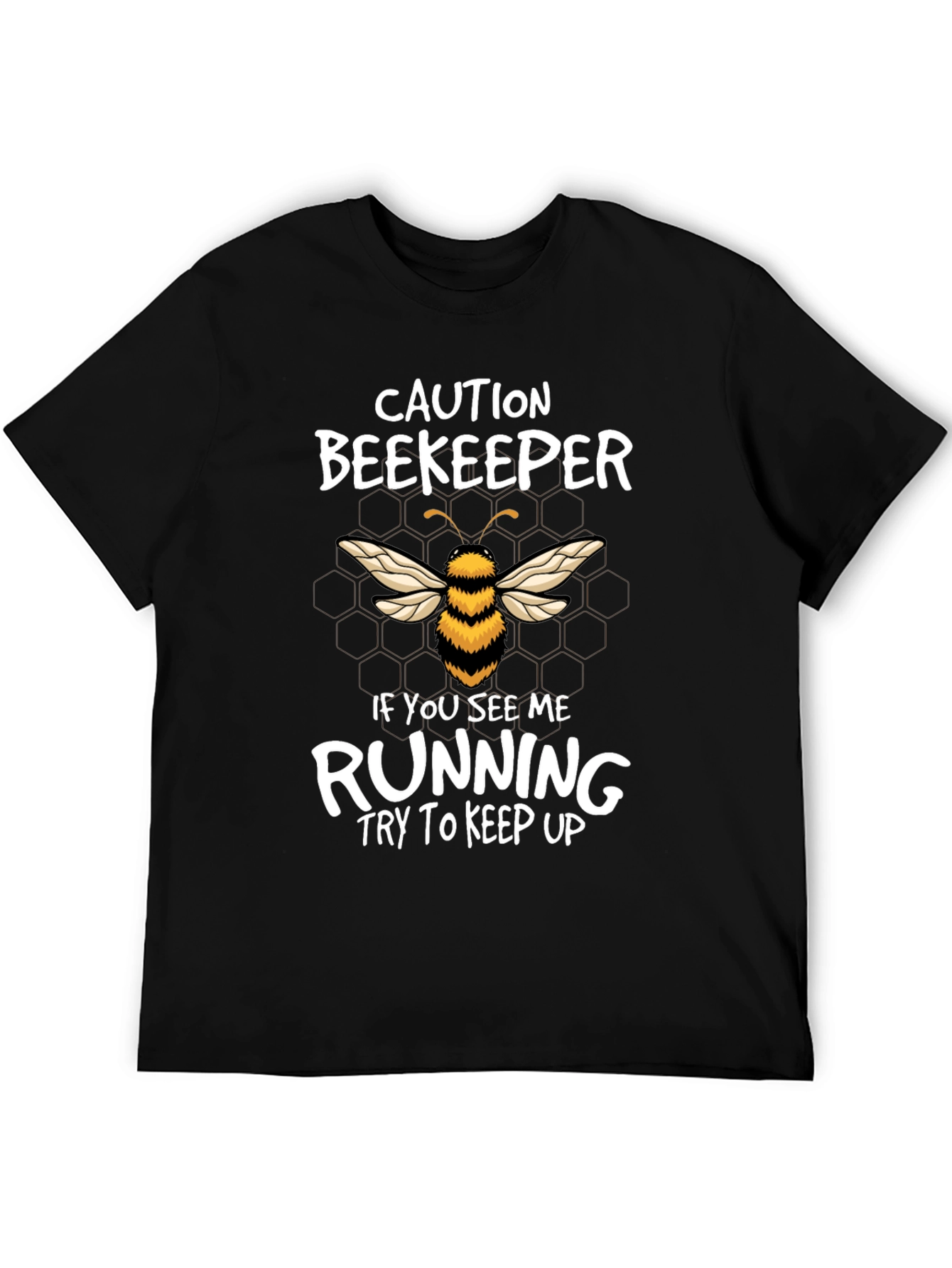 Caution Beekeeper Running T-Shirt