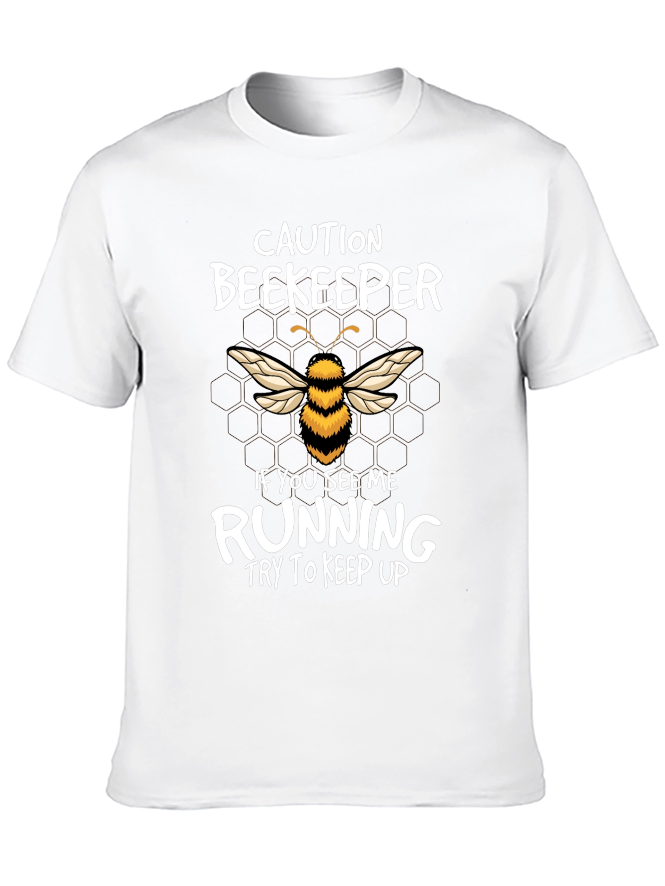 Caution Beekeeper Running T-Shirt