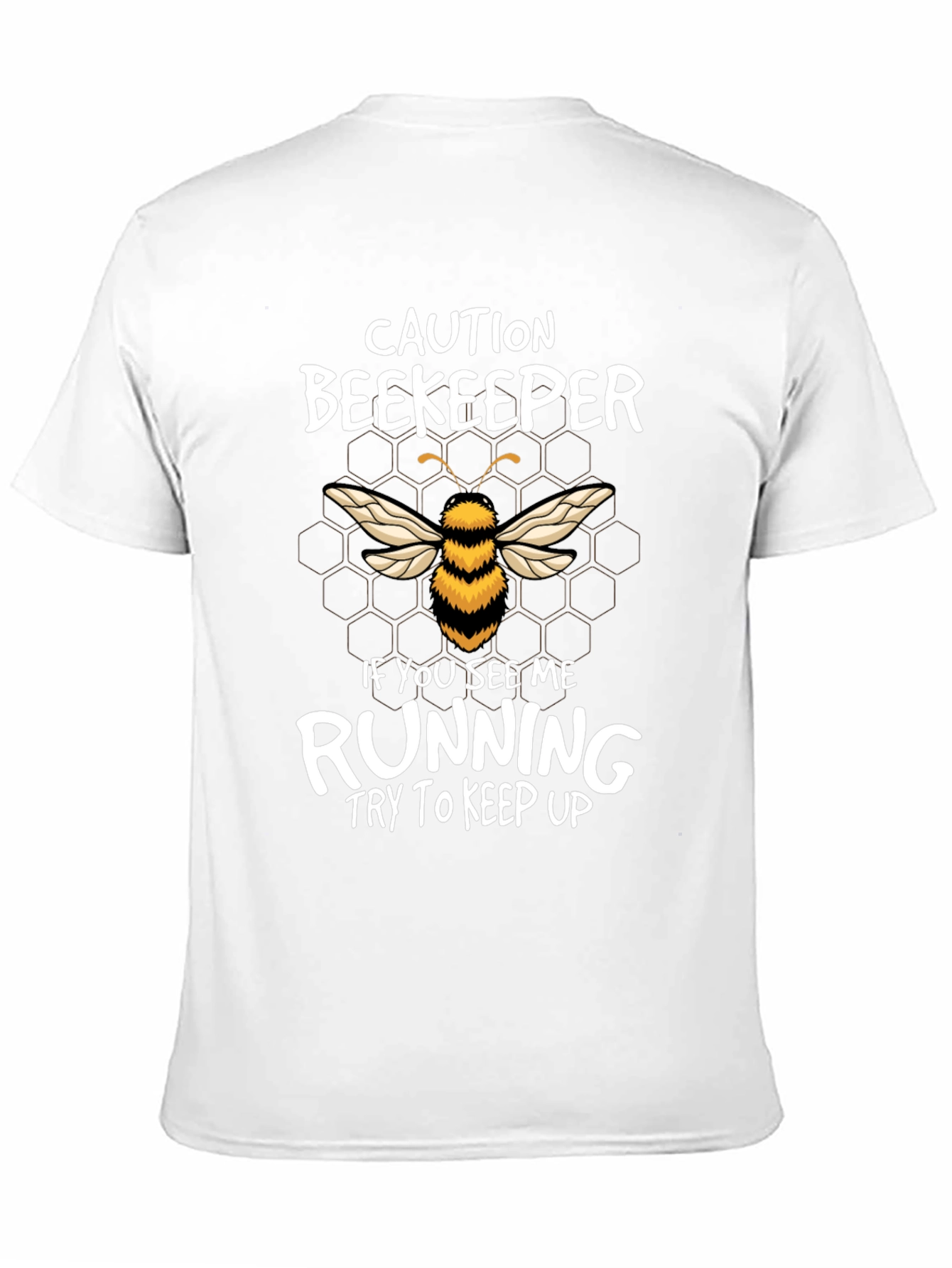 Caution Beekeeper Running T-Shirt