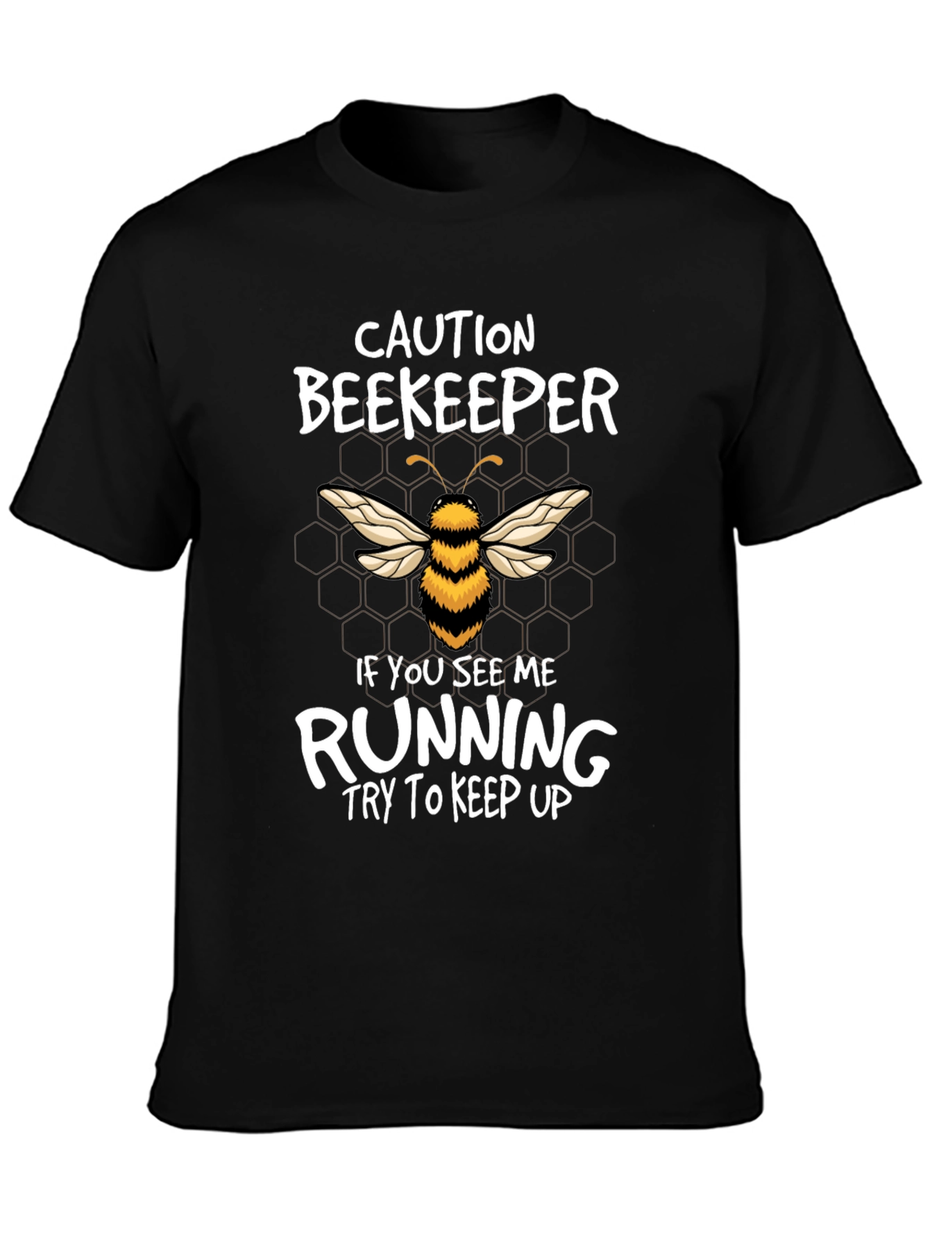 Caution Beekeeper Running T-Shirt