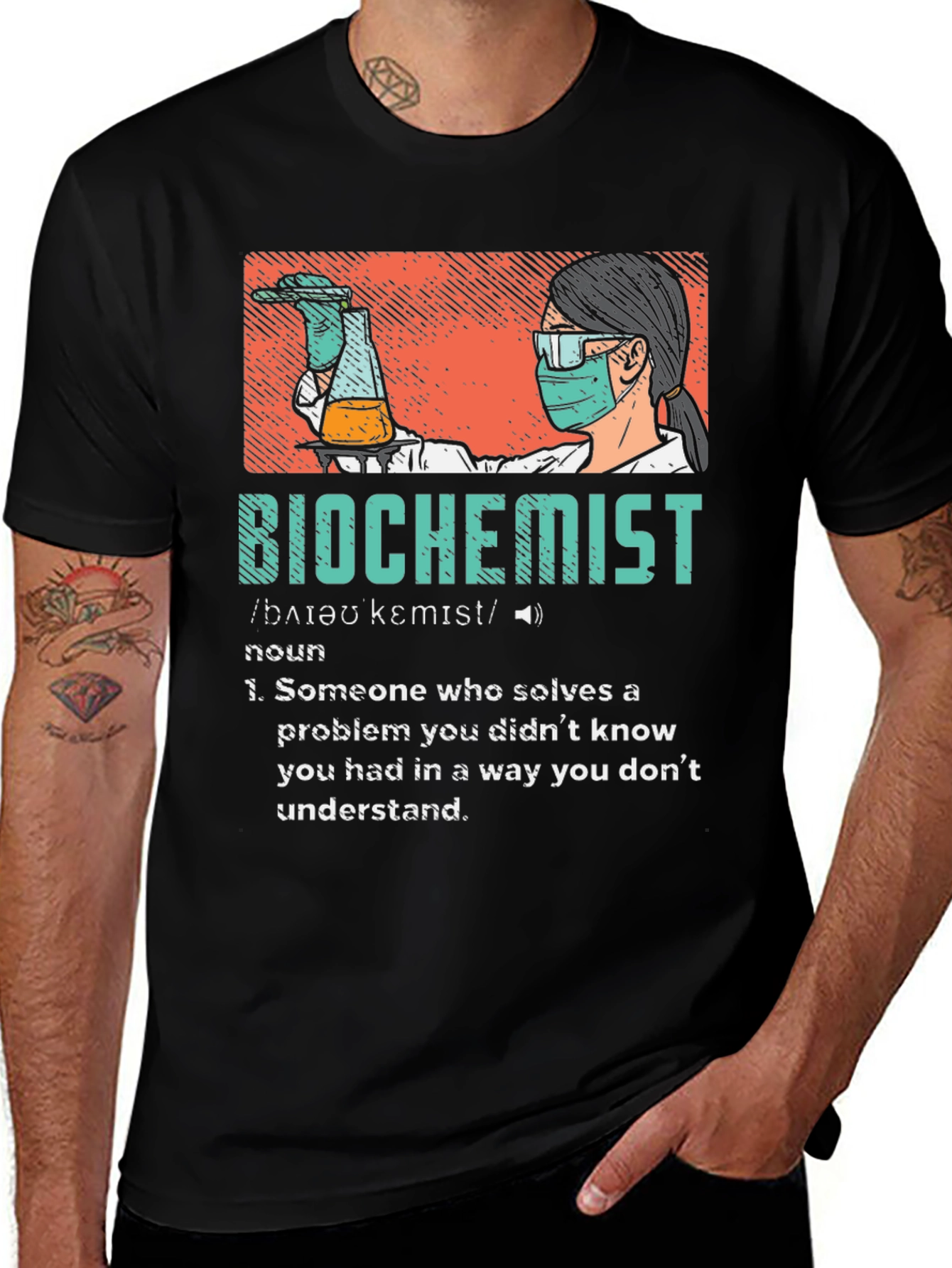 Biochemist Definition Graphic T-Shirt