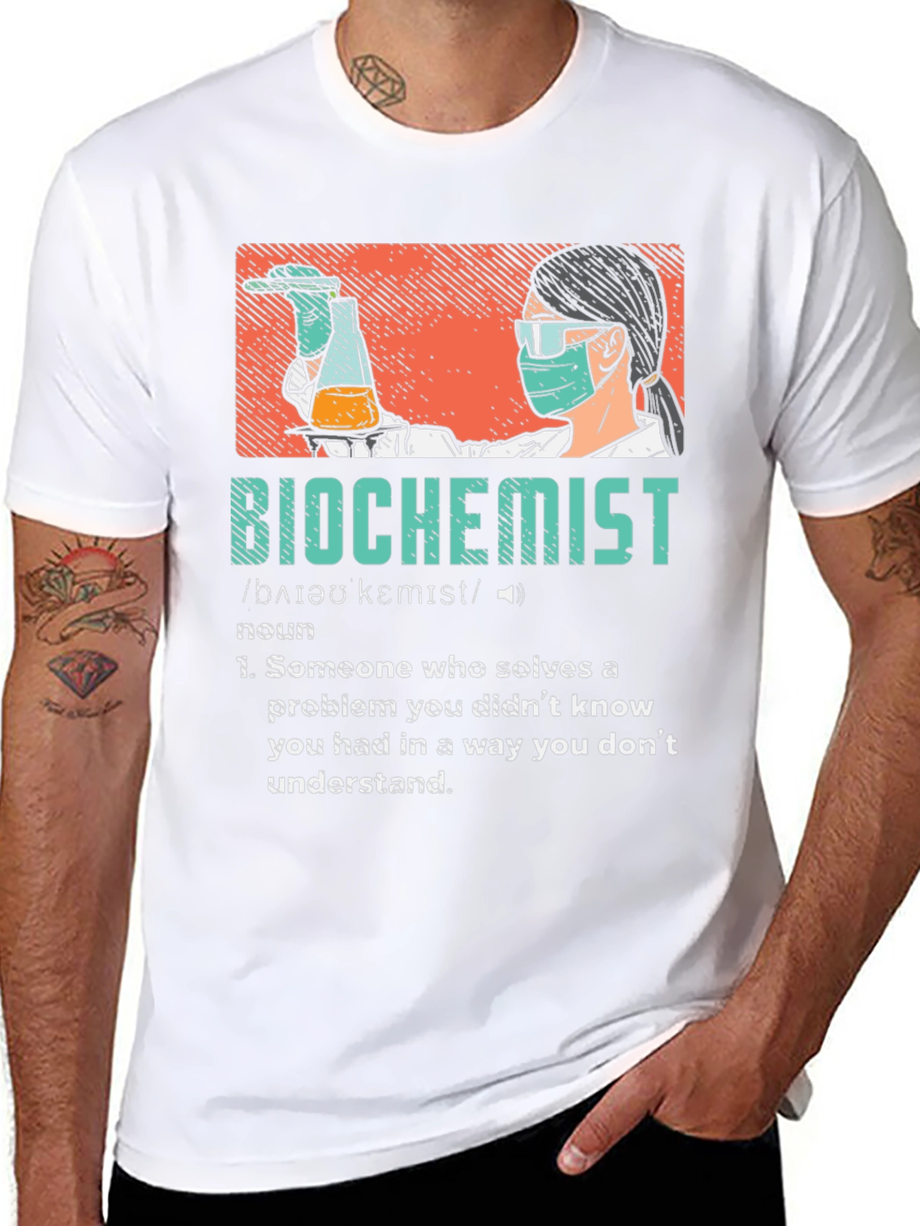 Biochemist Definition Graphic T-Shirt