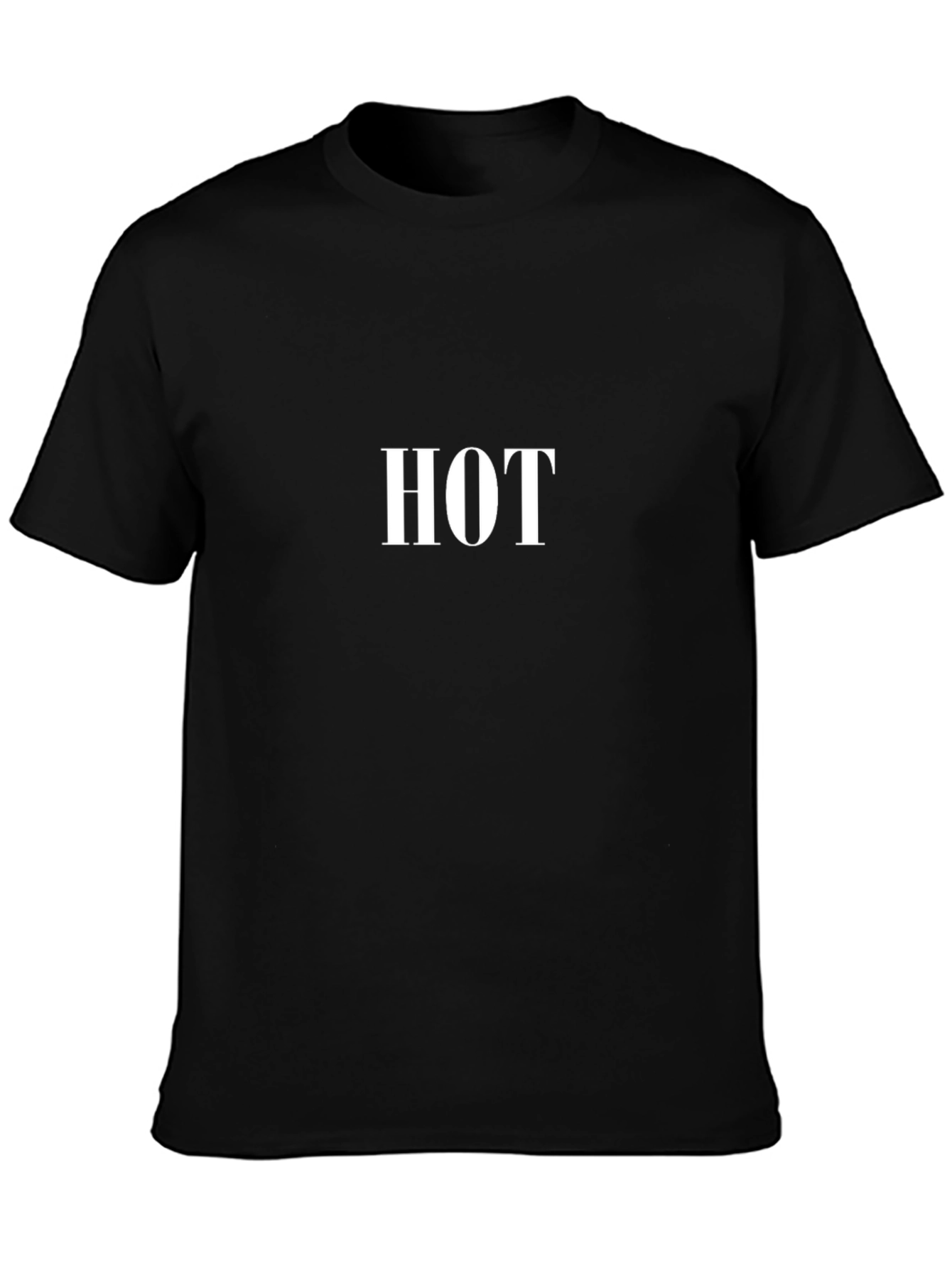 HOT Graphic T-Shirt - Stylish Black Tee