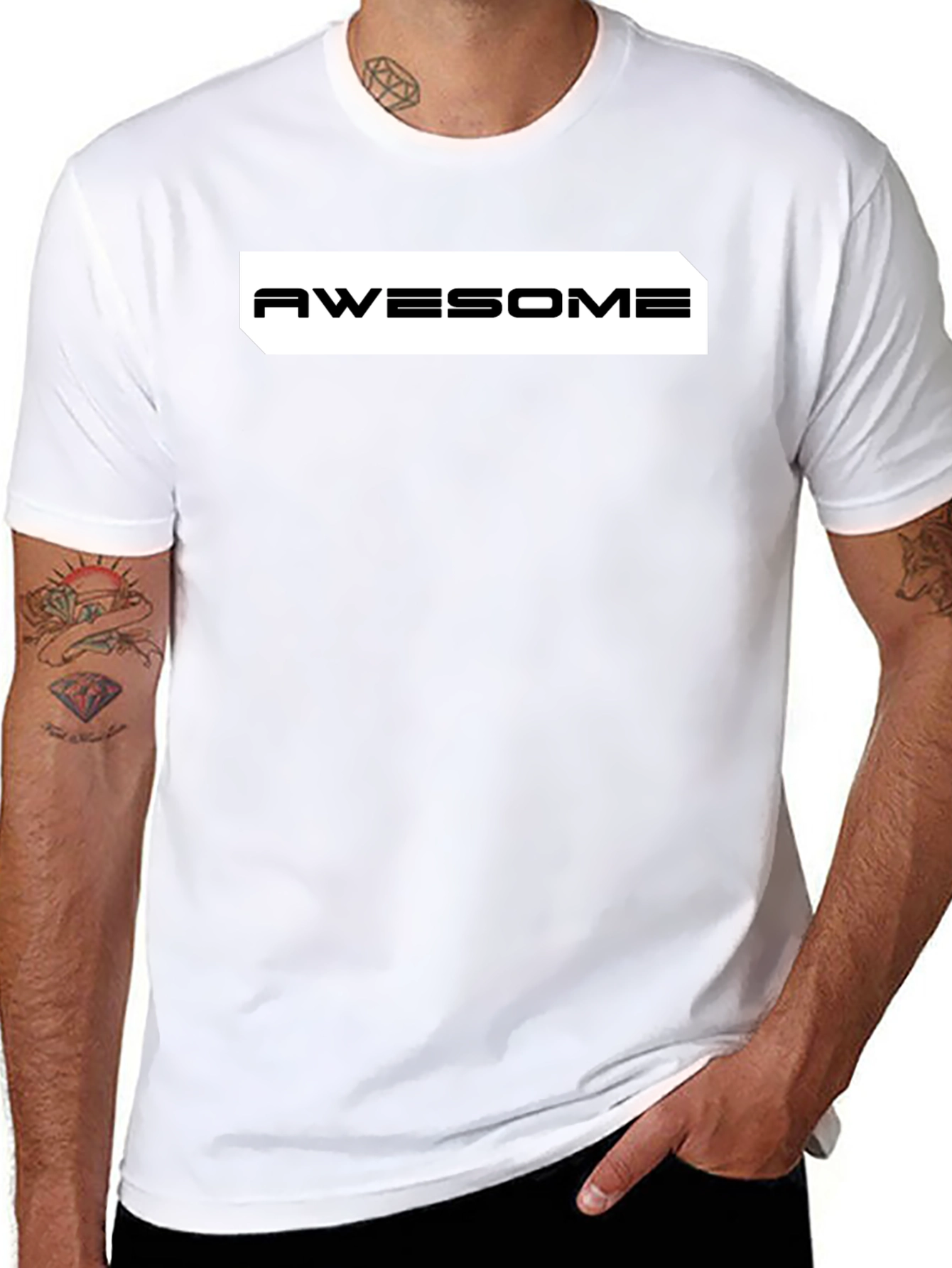 Awesome Graphic Tee - Classic Black T-Shirt