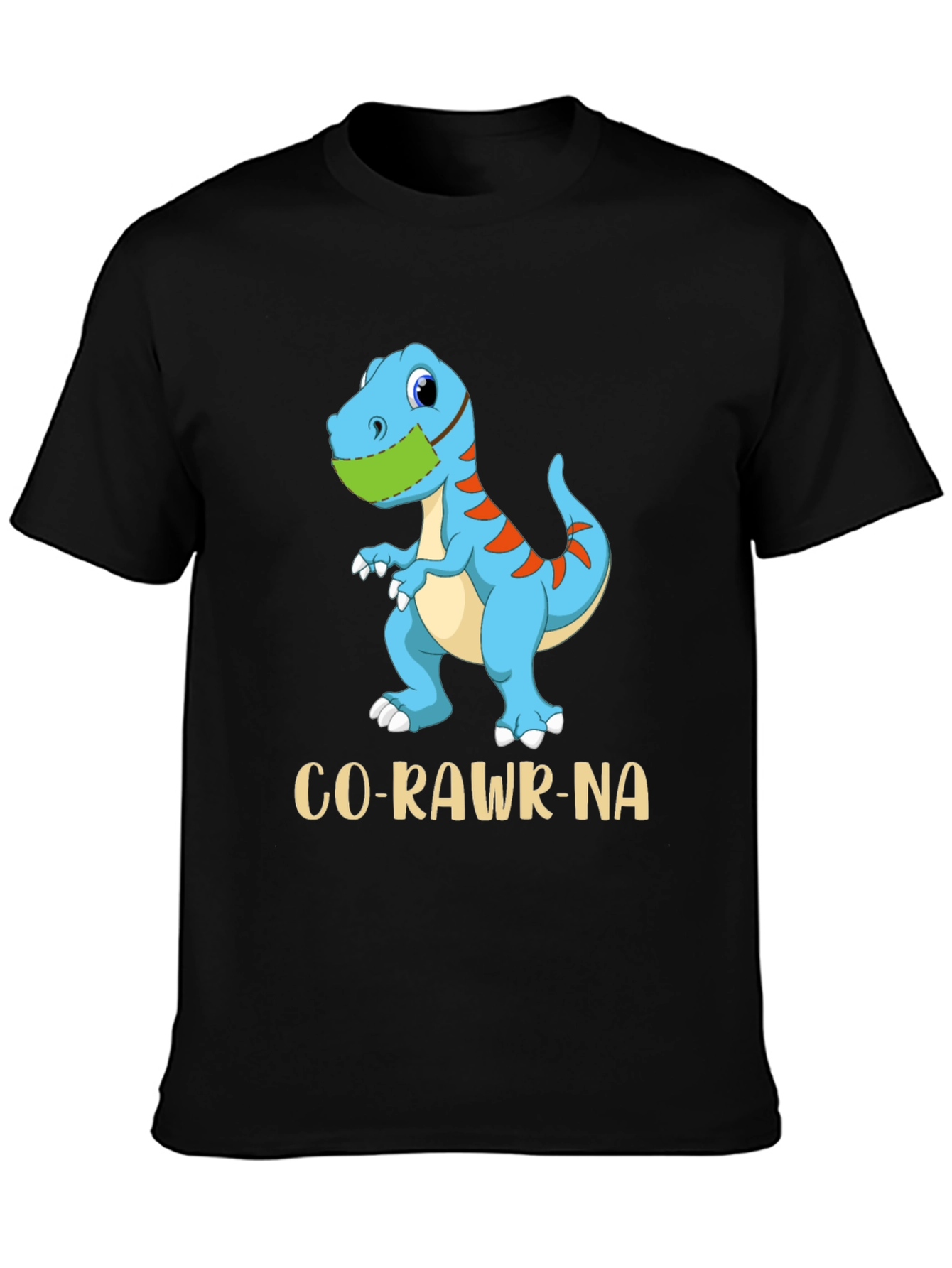 Co-Rawr-Na T-Shirt Dinosaur with Mask