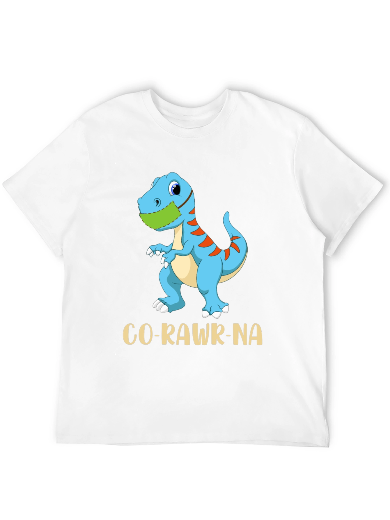 Co-Rawr-Na T-Shirt Dinosaur with Mask