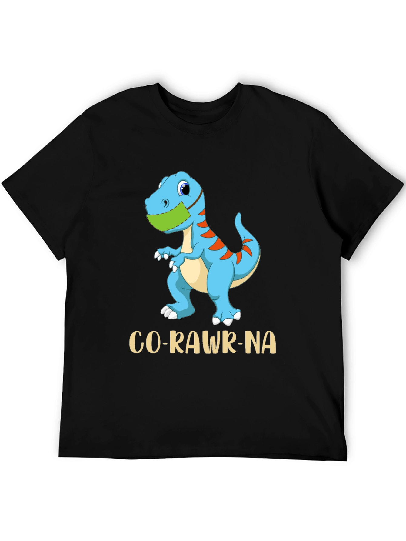 Co-Rawr-Na T-Shirt Dinosaur with Mask