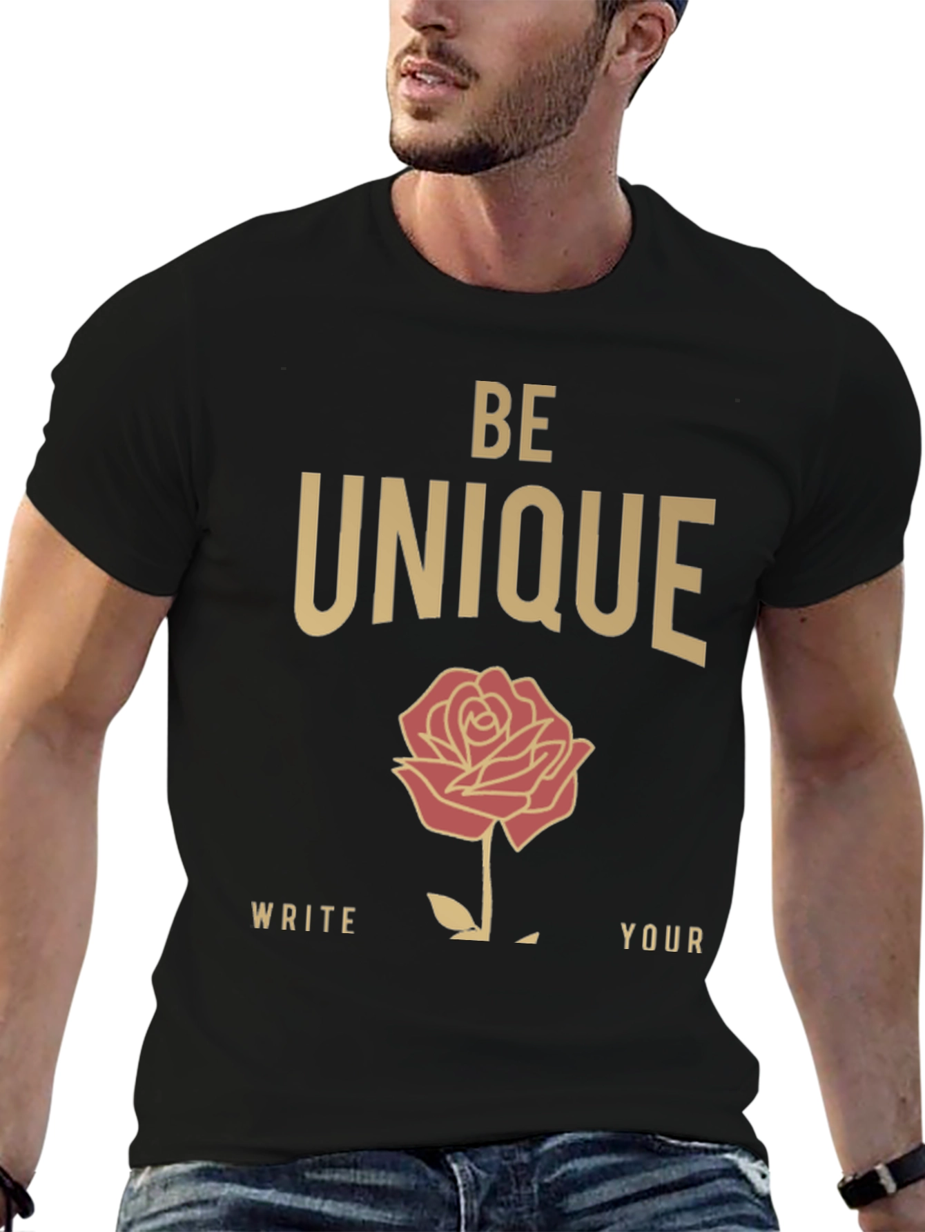 Be Unique Graphic T-Shirt - Stylish & Comfortable