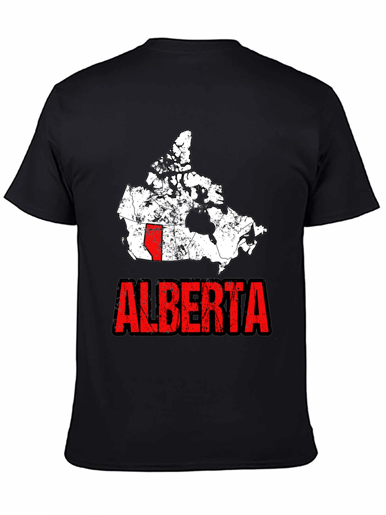 Alberta Canada Map Graphic Tee