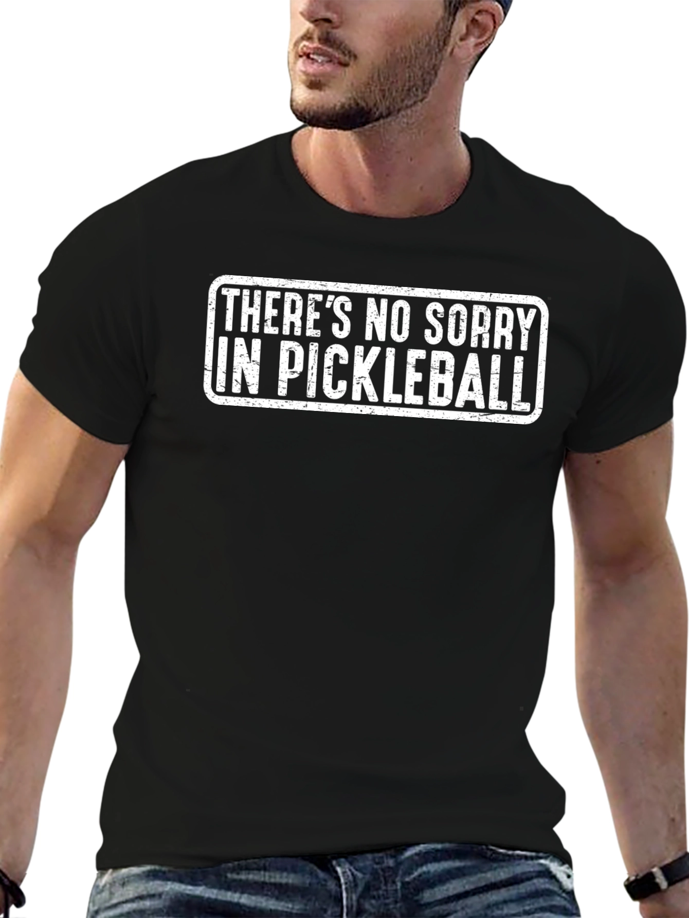 Funny Pickleball T-Shirt - No Sorry
