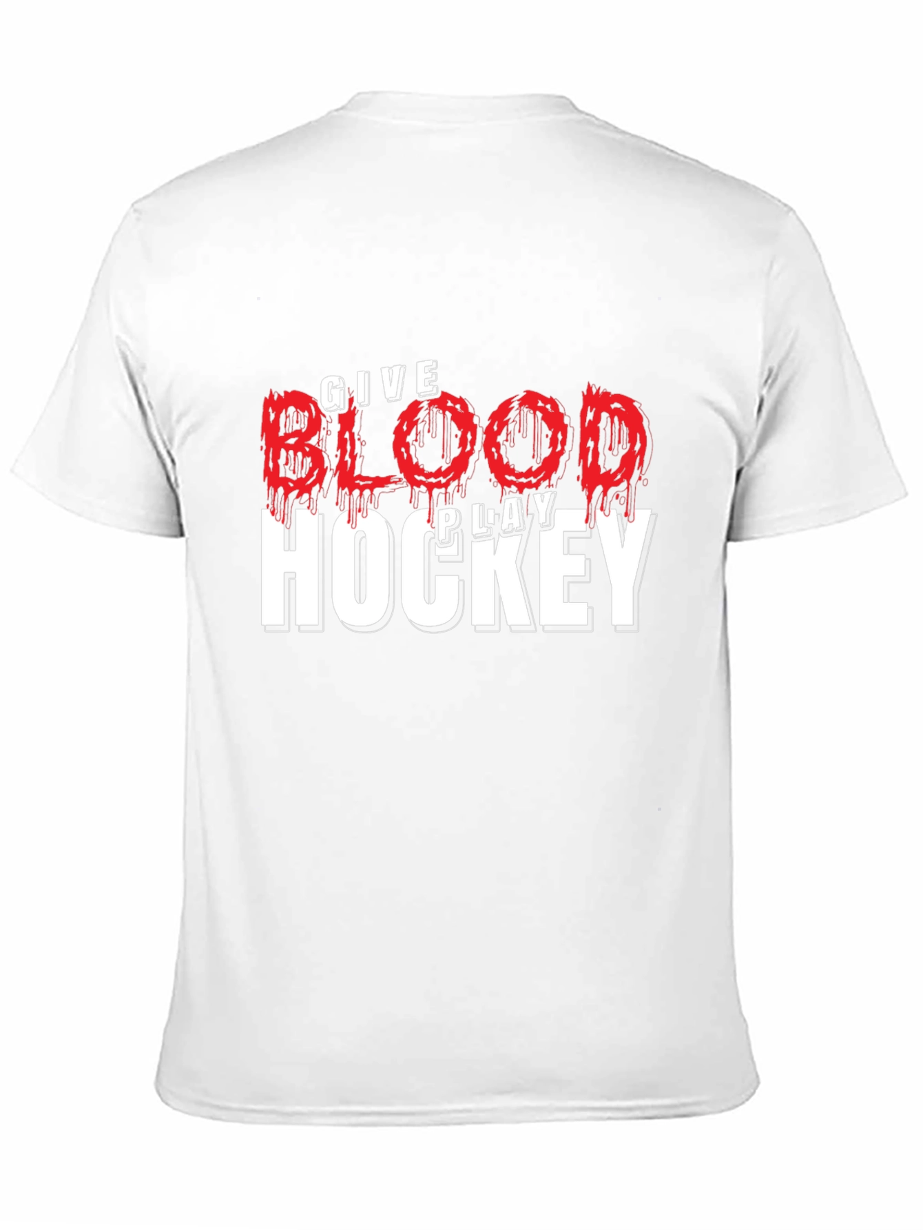 Give Blood Play Hockey T-Shirt